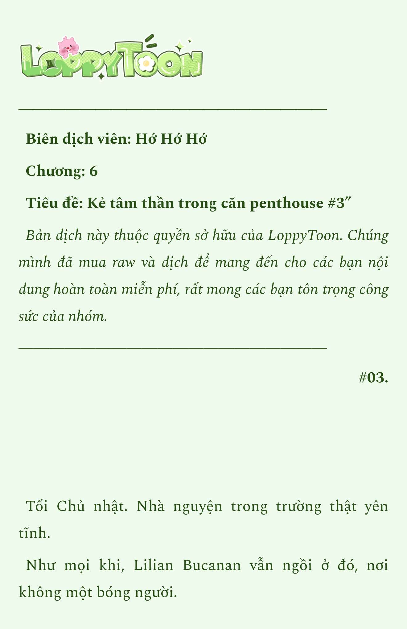 [Novel] Người Bạn Cùng Phòng Tâm Thần Của Tôi Chapter 6 - Trang 2