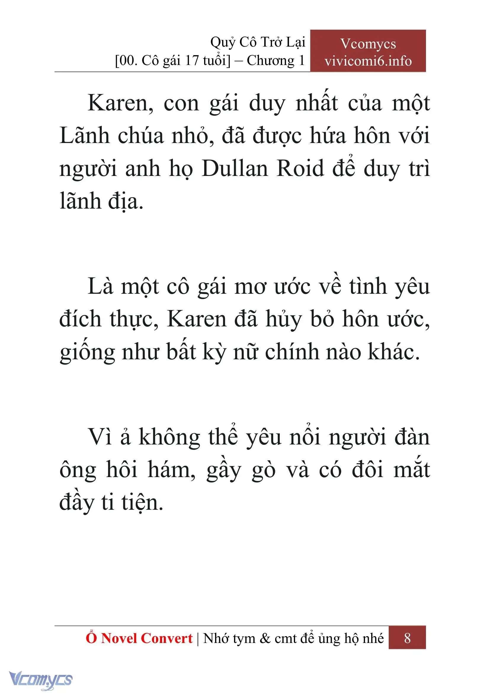 [Novel] Quý Cô Trở Lại Chapter 1 - Trang 11
