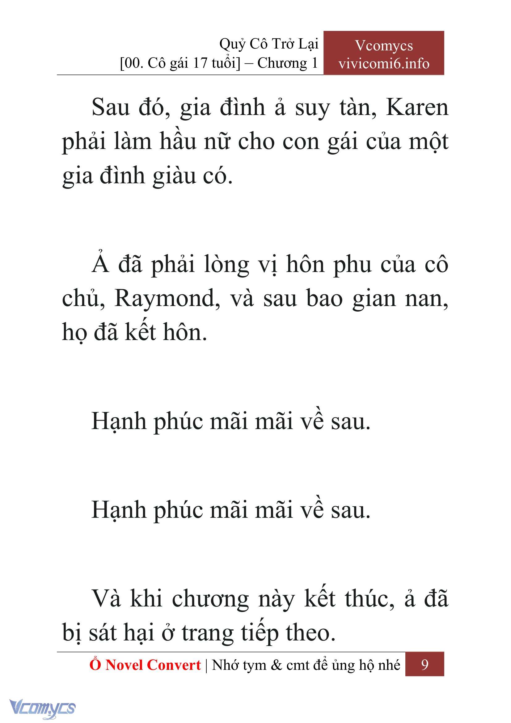 [Novel] Quý Cô Trở Lại Chapter 1 - Trang 12