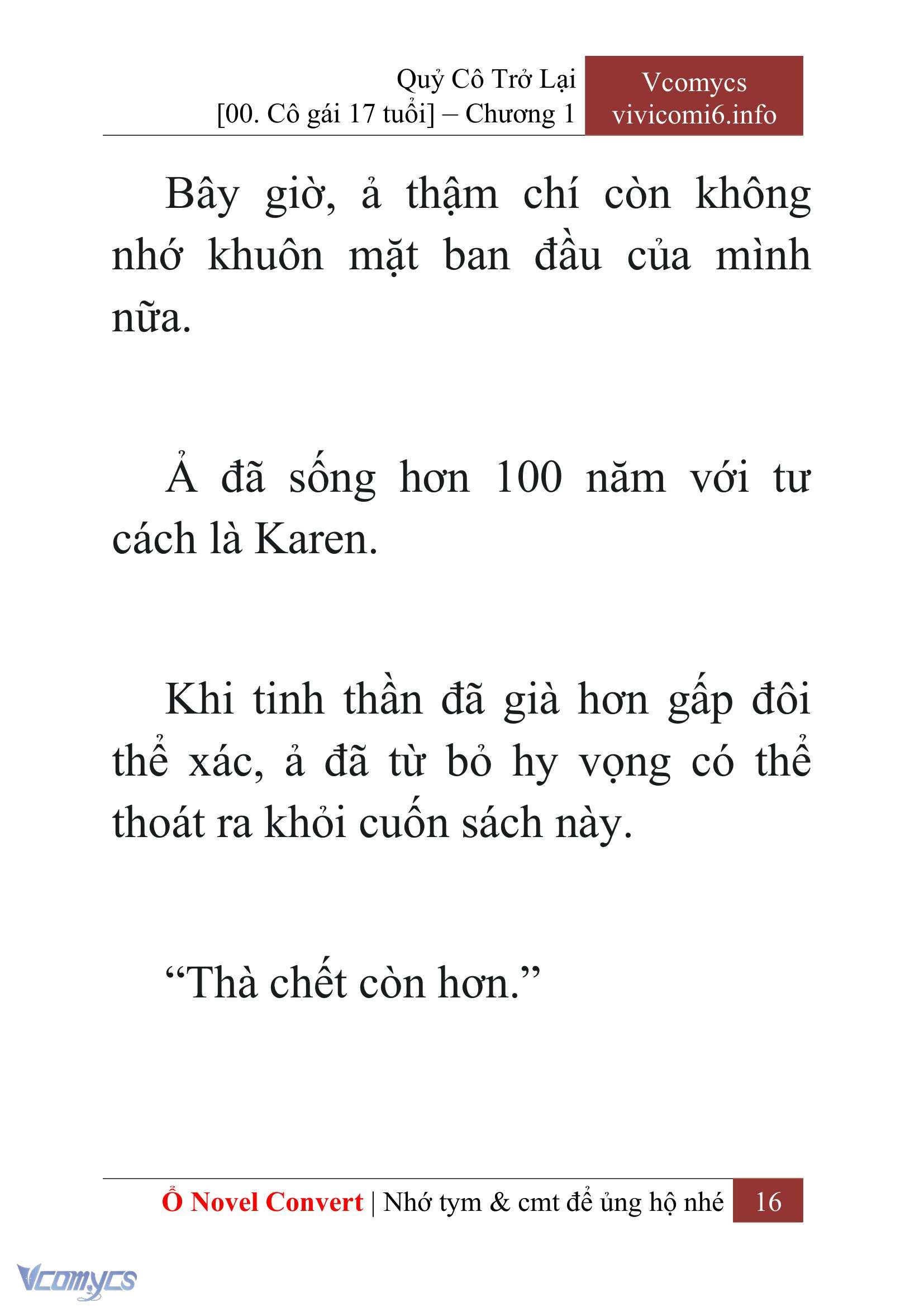 [Novel] Quý Cô Trở Lại Chapter 1 - Trang 19