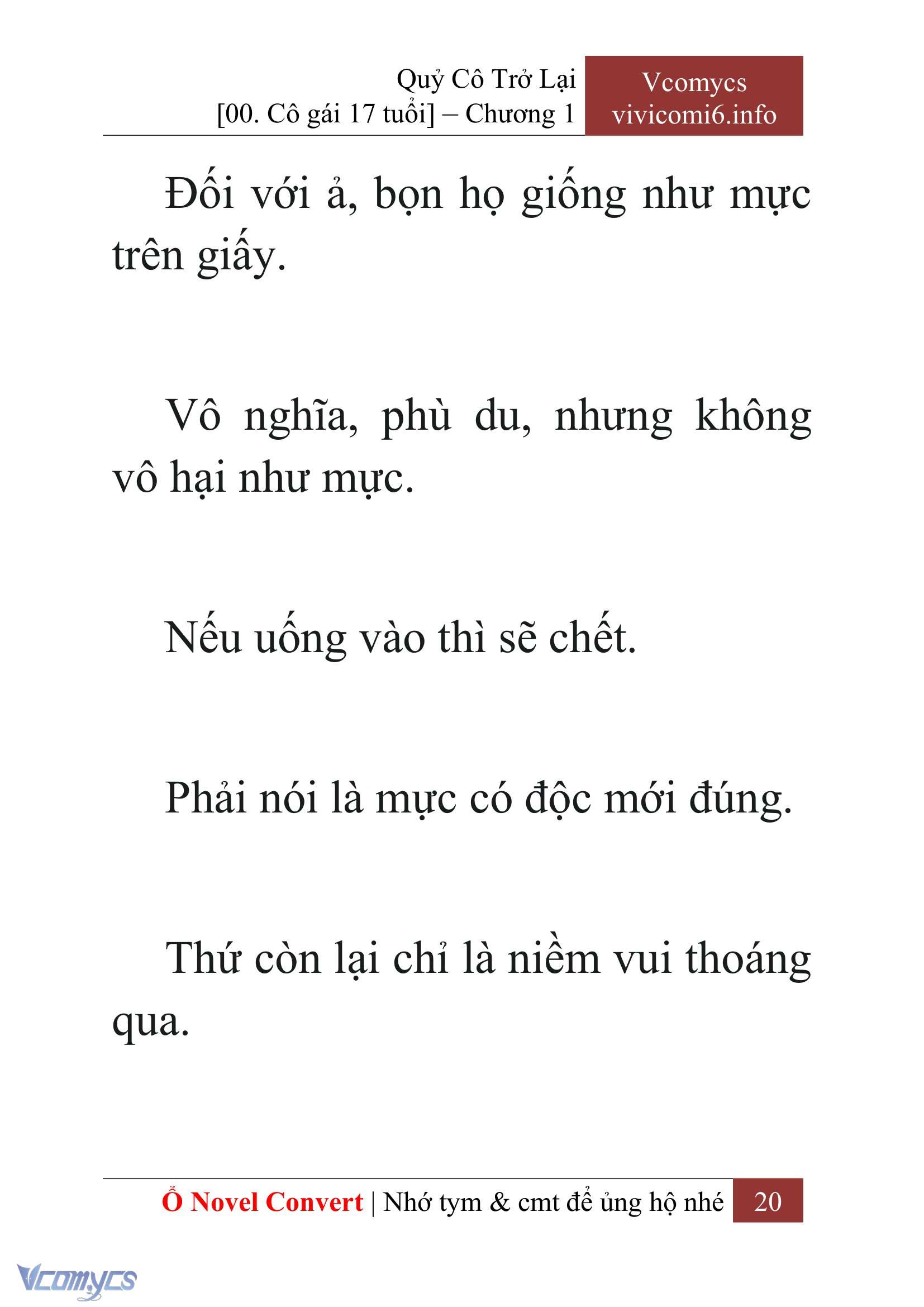 [Novel] Quý Cô Trở Lại Chapter 1 - Trang 23
