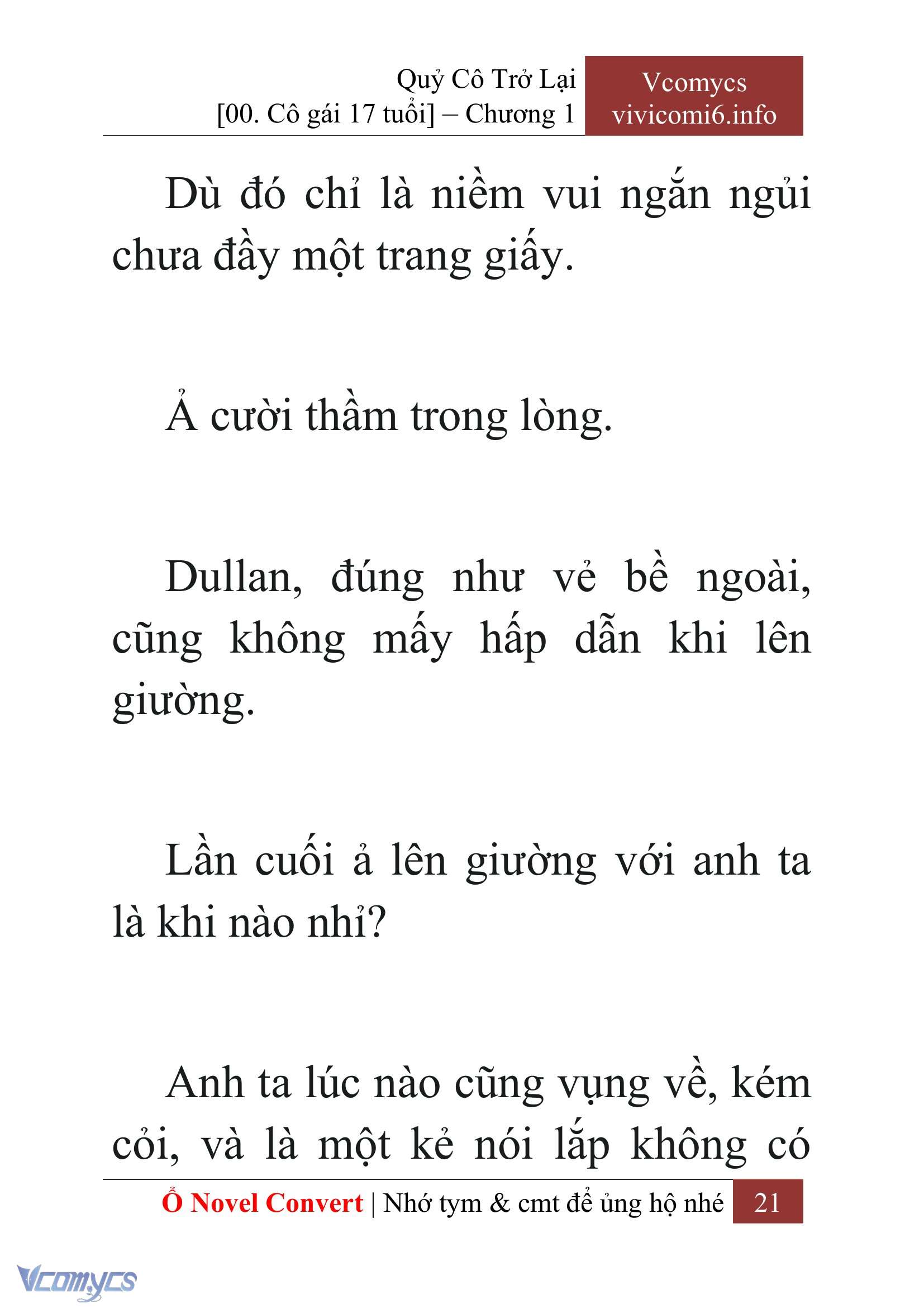 [Novel] Quý Cô Trở Lại Chapter 1 - Trang 24