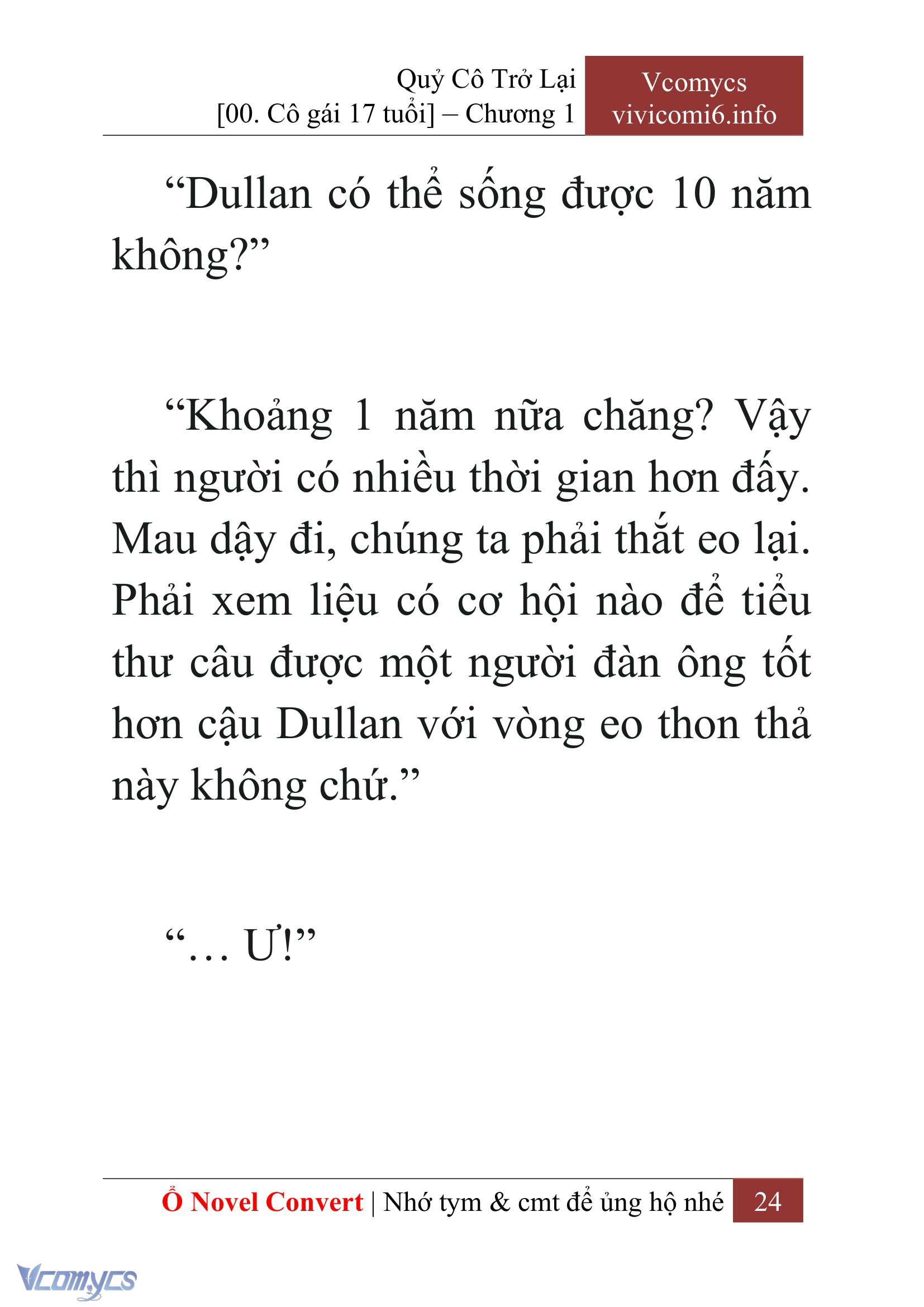 [Novel] Quý Cô Trở Lại Chapter 1 - Trang 27