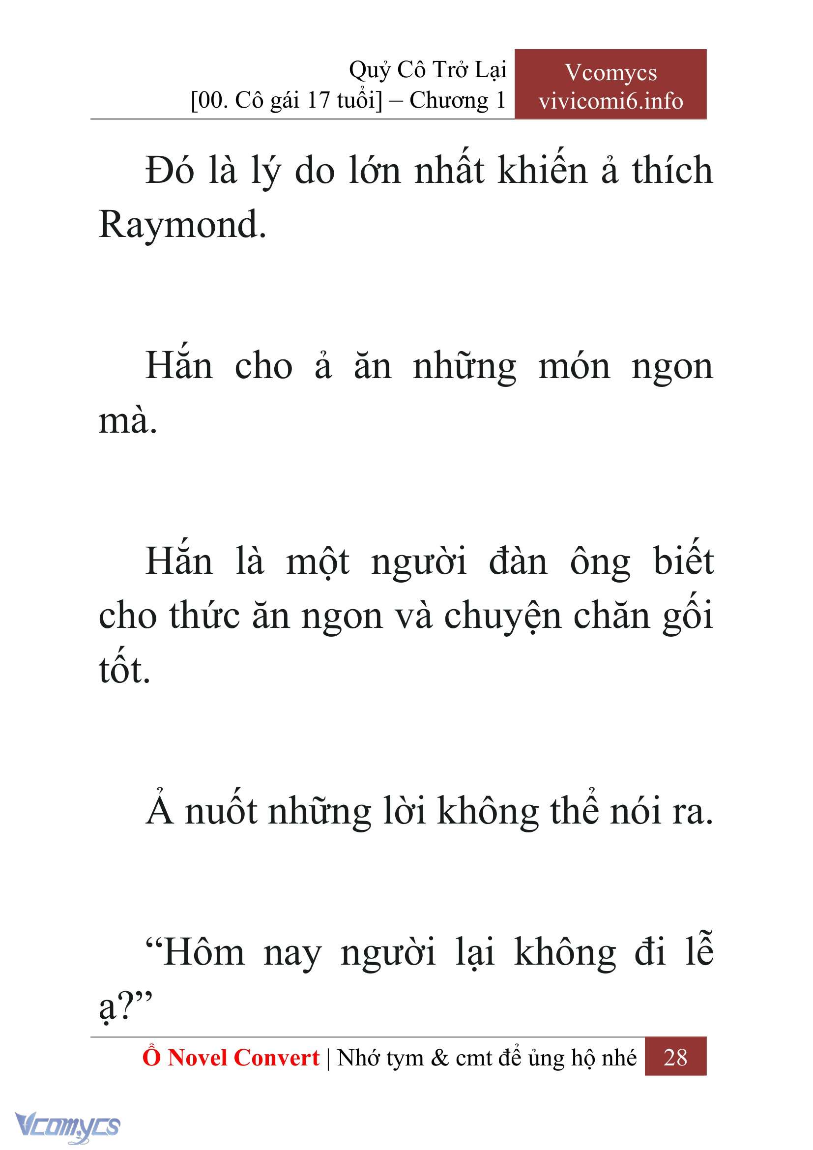 [Novel] Quý Cô Trở Lại Chapter 1 - Trang 31