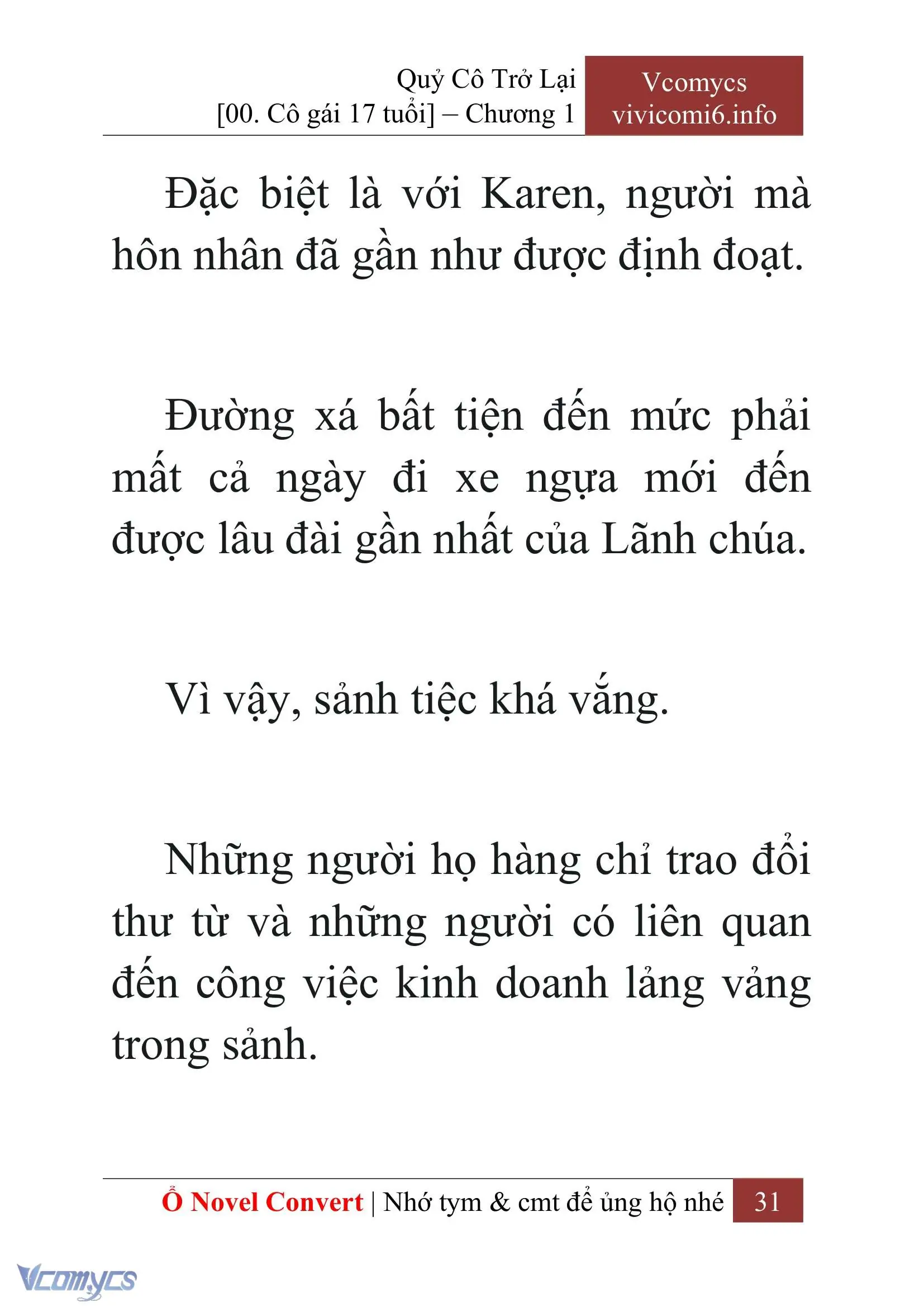 [Novel] Quý Cô Trở Lại Chapter 1 - Trang 34