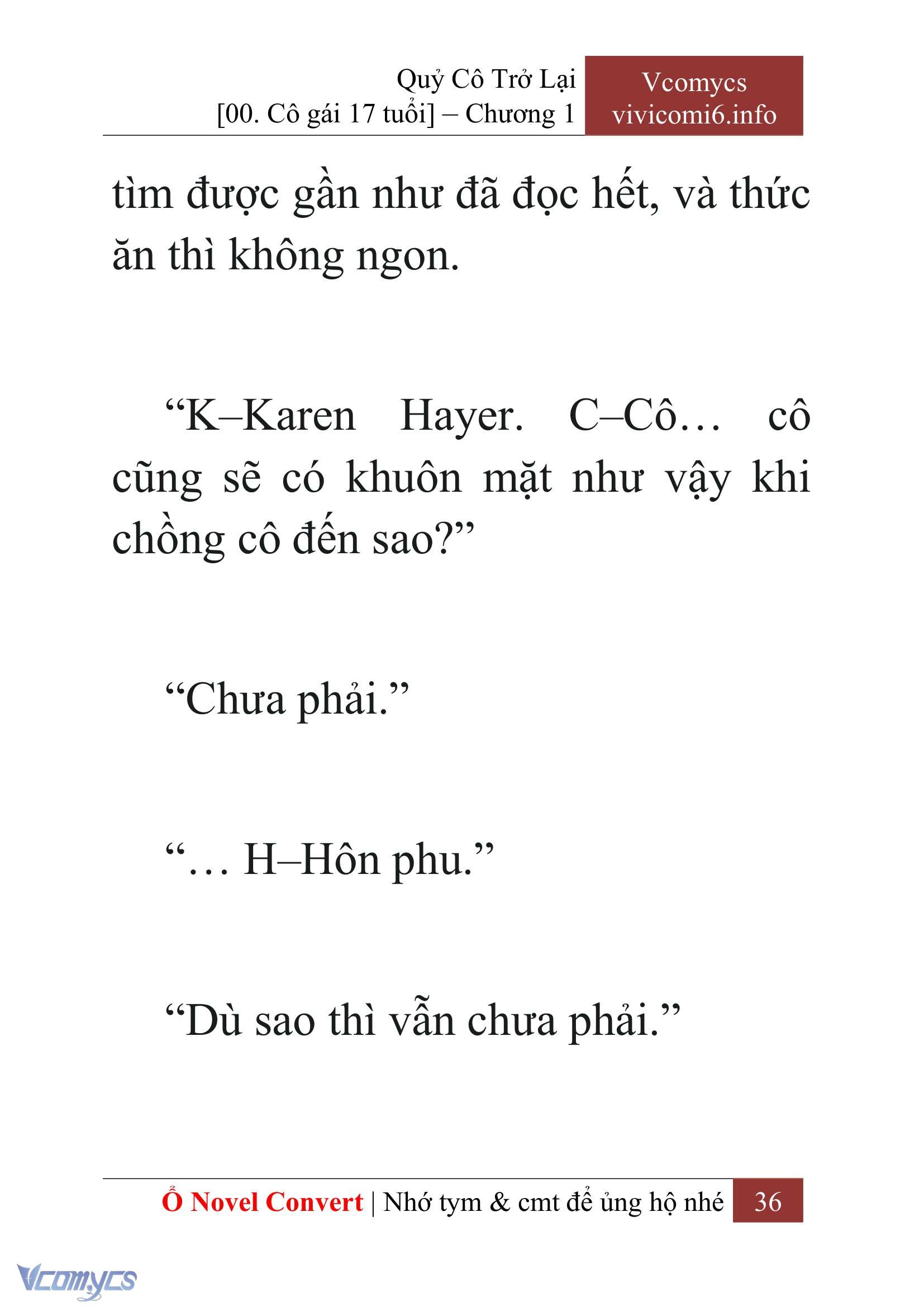 [Novel] Quý Cô Trở Lại Chapter 1 - Trang 39