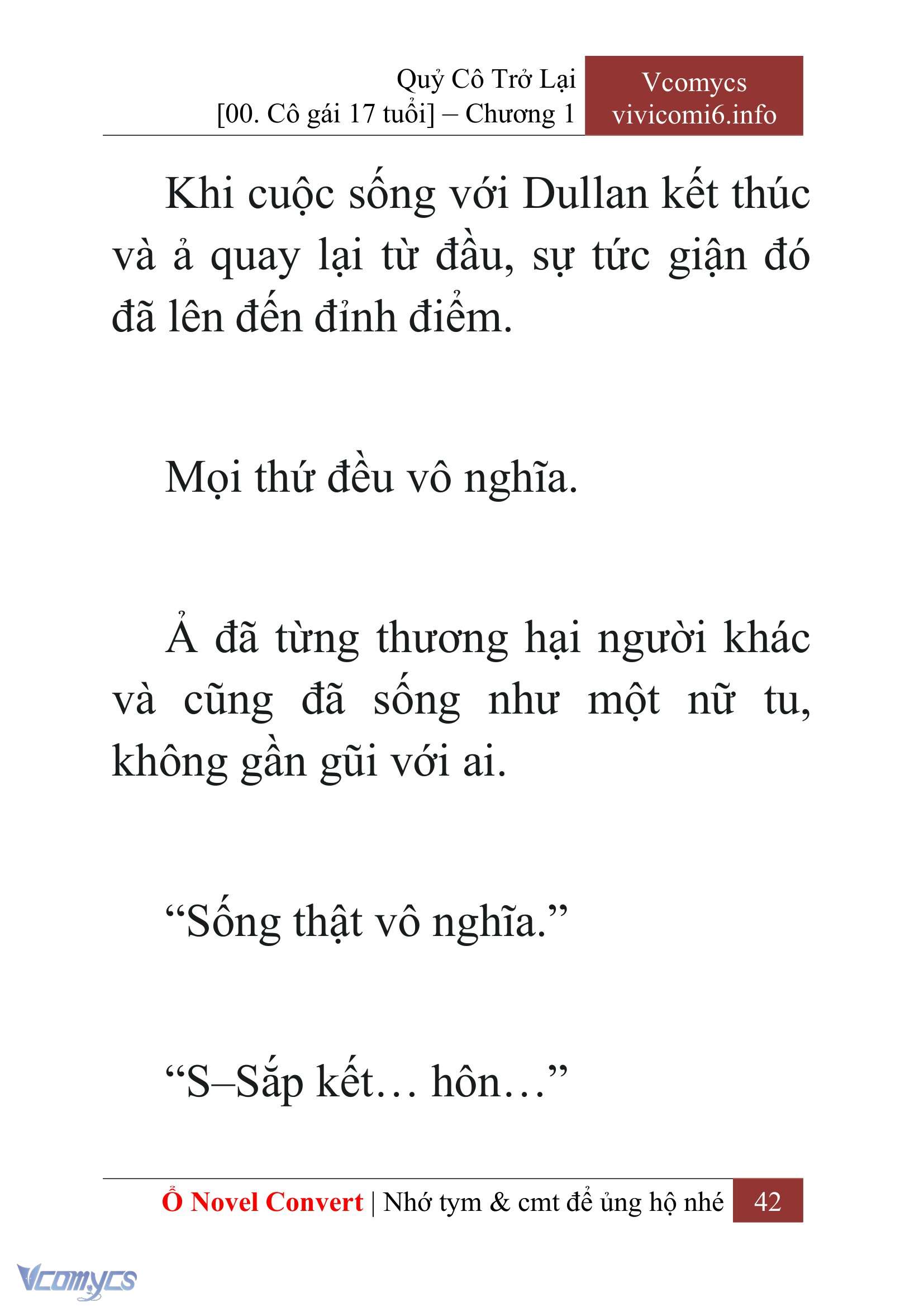 [Novel] Quý Cô Trở Lại Chapter 1 - Trang 45