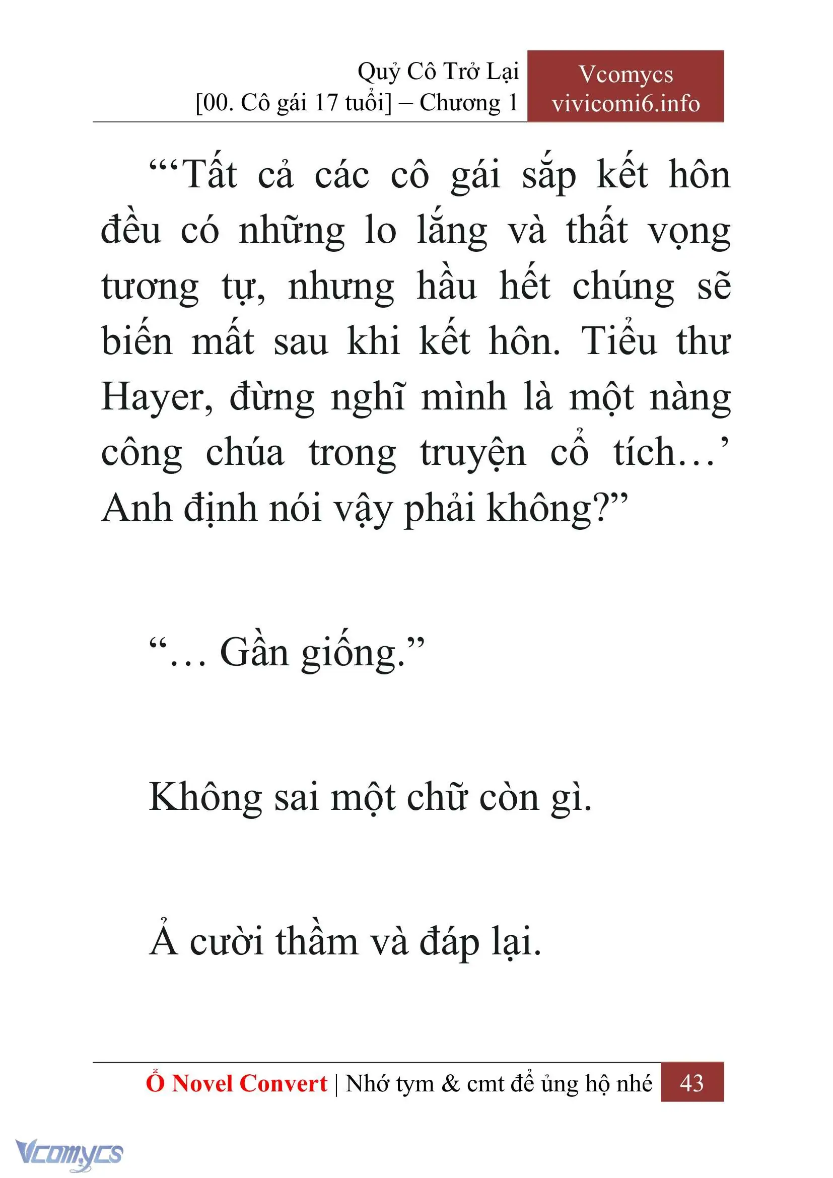 [Novel] Quý Cô Trở Lại Chapter 1 - Trang 46