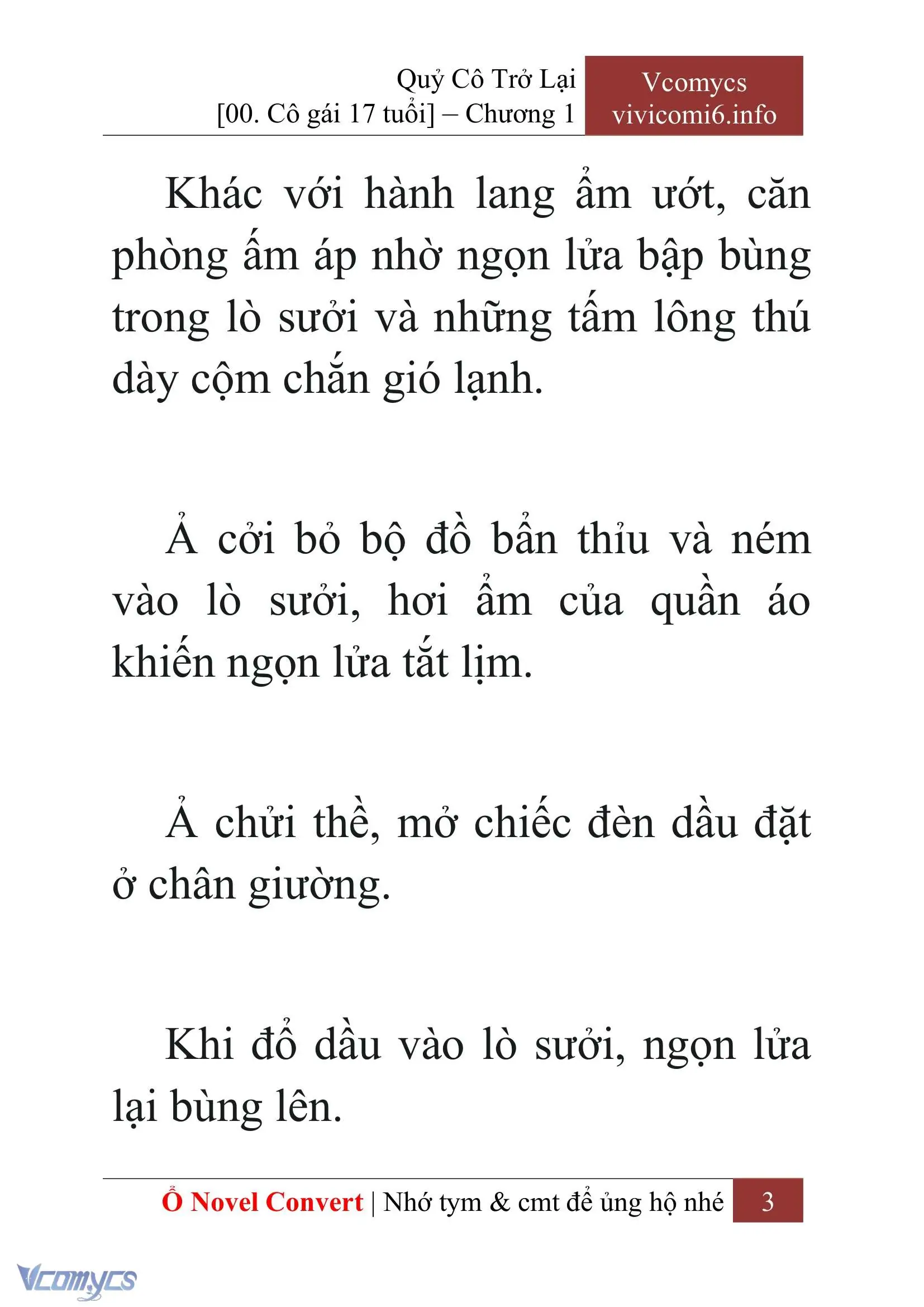 [Novel] Quý Cô Trở Lại Chapter 1 - Trang 6