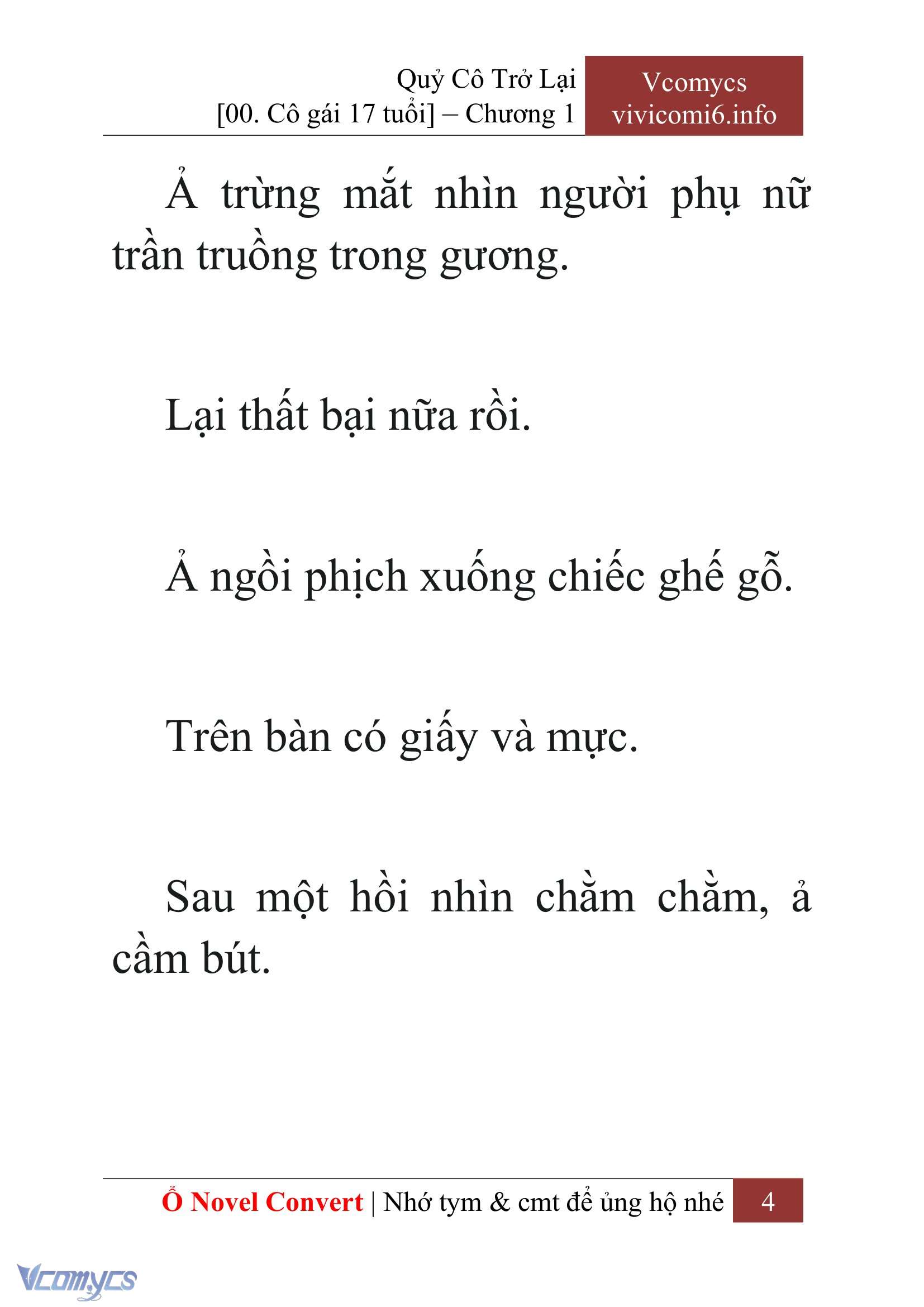 [Novel] Quý Cô Trở Lại Chapter 1 - Trang 7