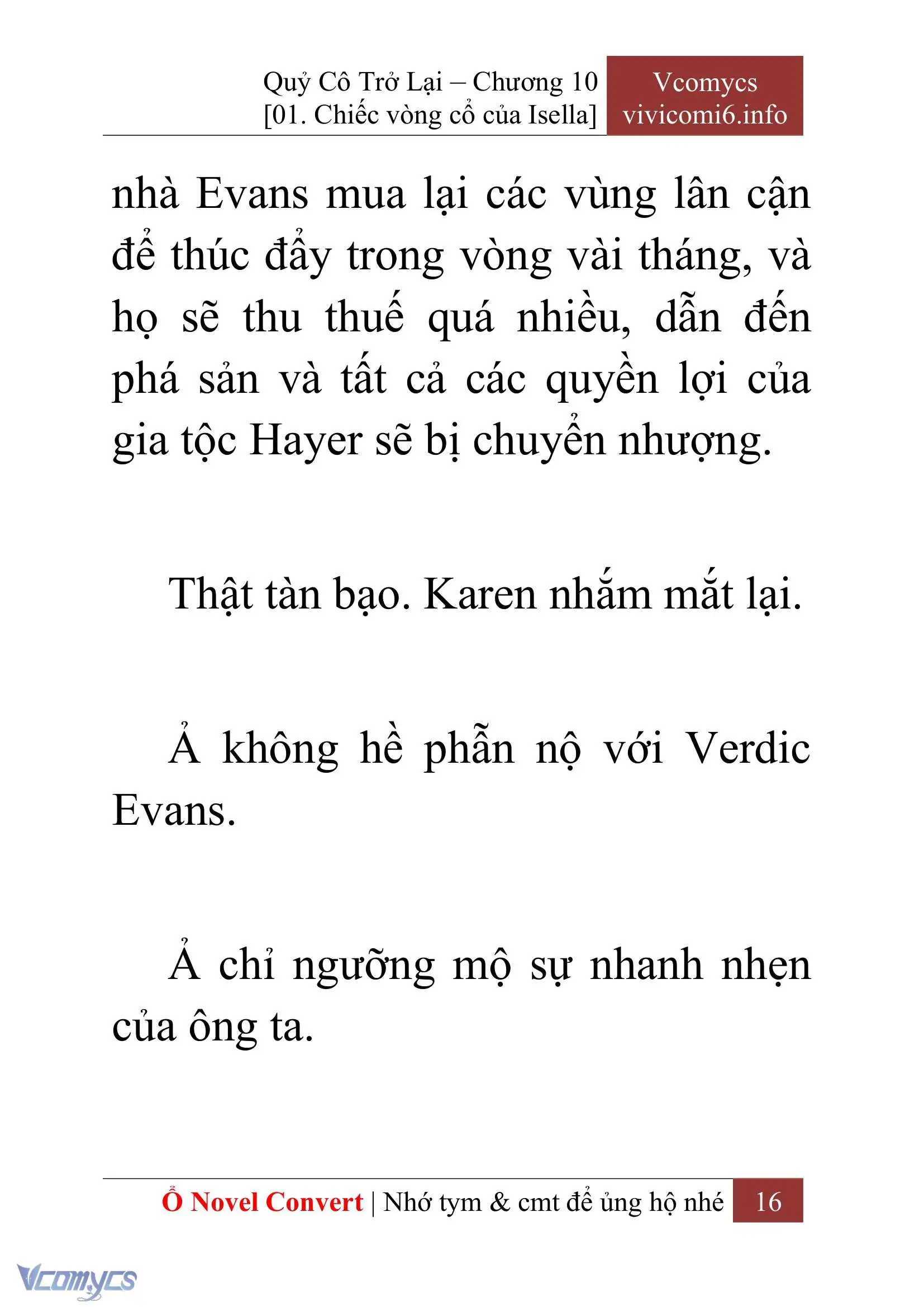 [Novel] Quý Cô Trở Lại Chapter 10 - Trang 19
