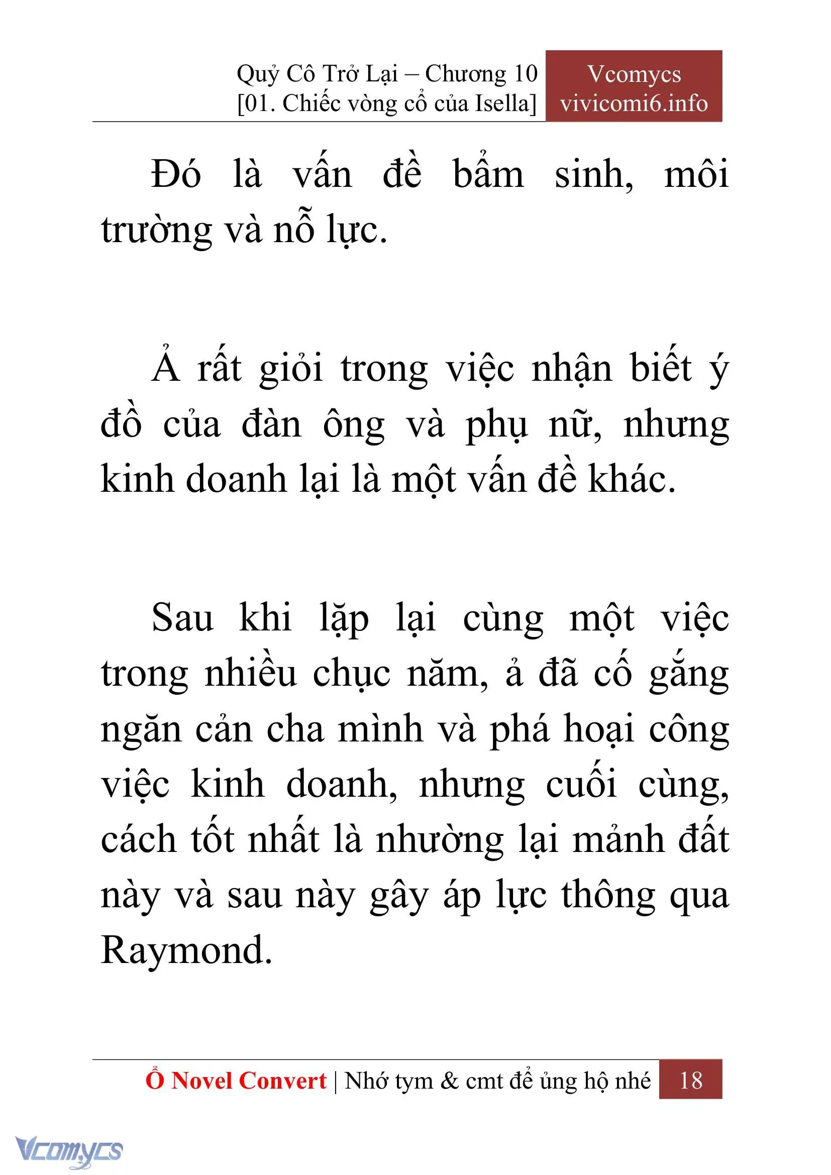 [Novel] Quý Cô Trở Lại Chapter 10 - Trang 21