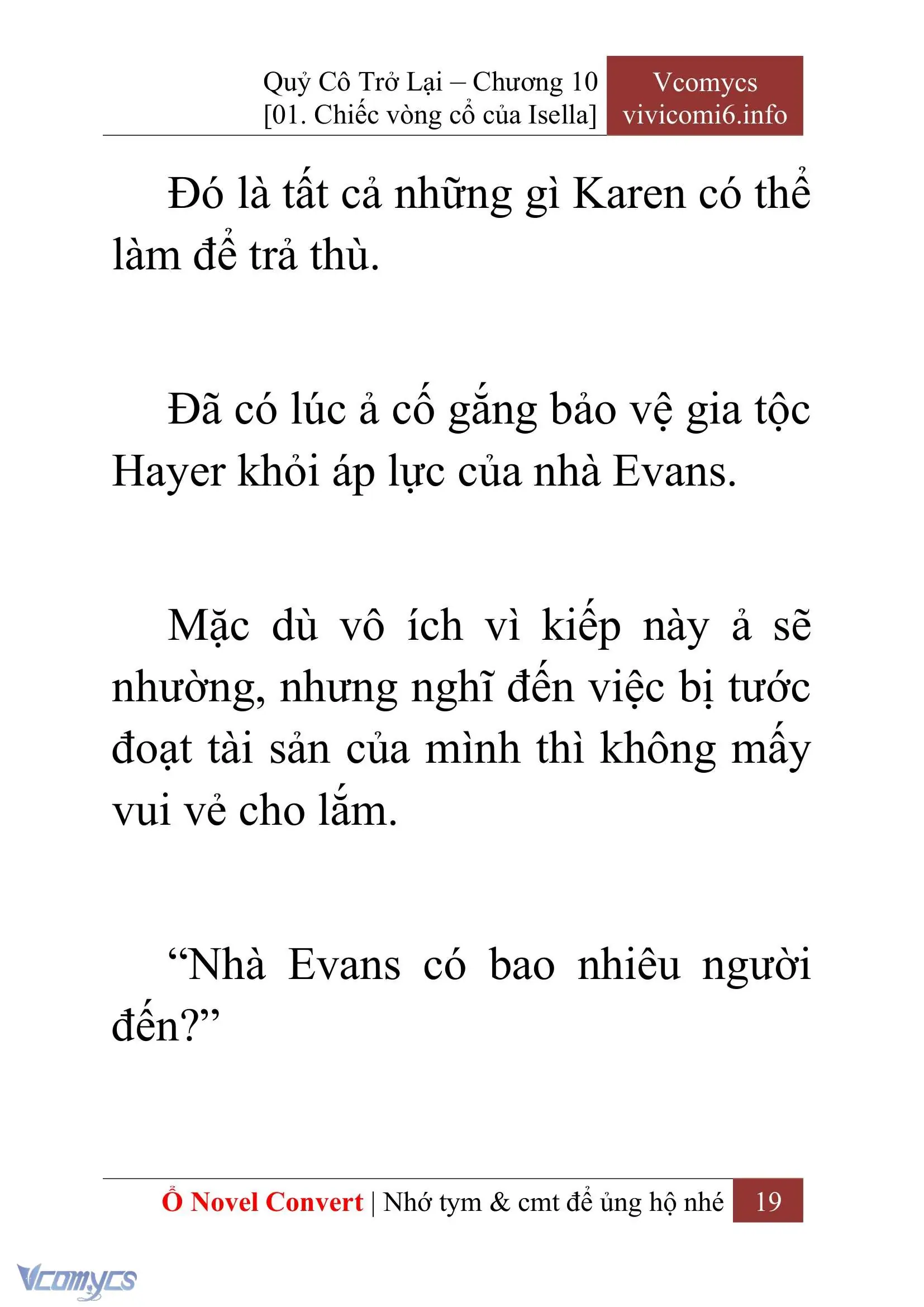 [Novel] Quý Cô Trở Lại Chapter 10 - Trang 22