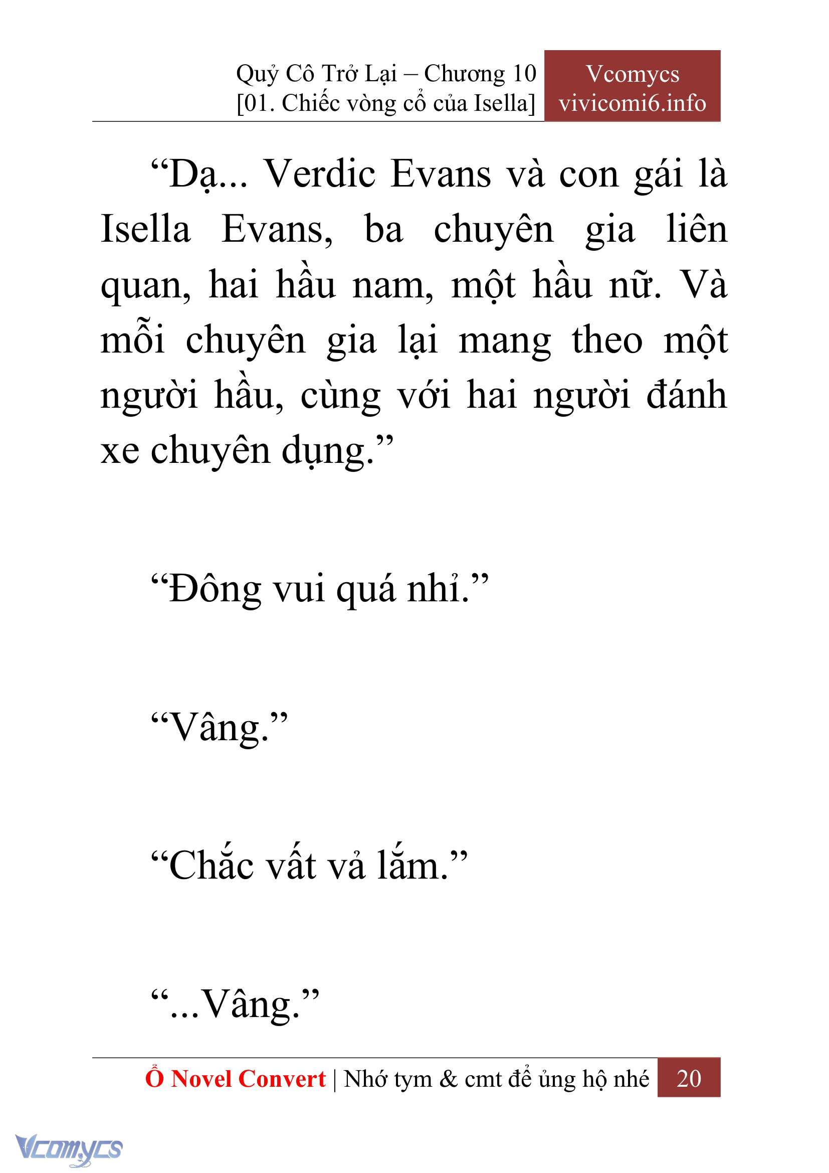 [Novel] Quý Cô Trở Lại Chapter 10 - Trang 23