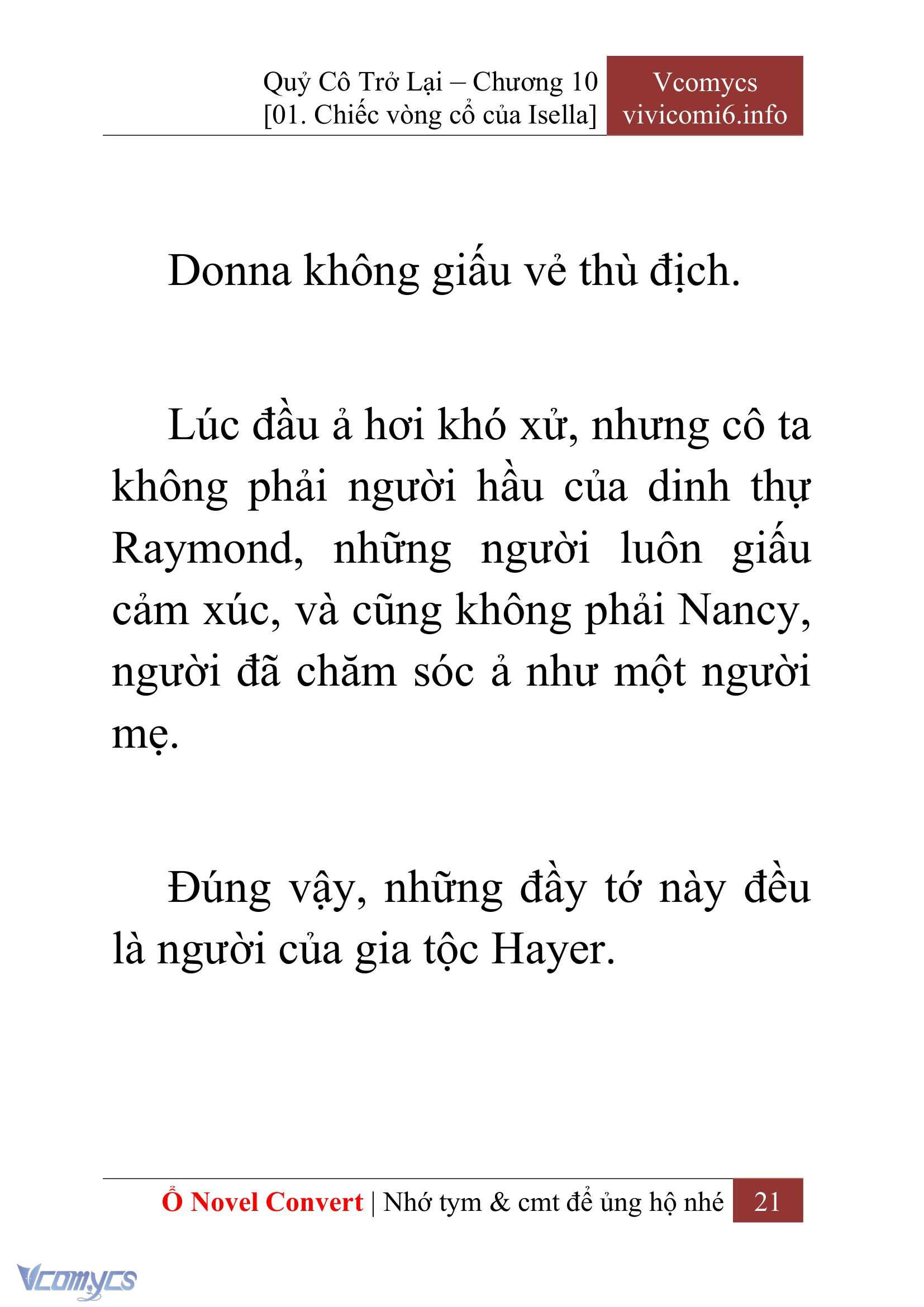 [Novel] Quý Cô Trở Lại Chapter 10 - Trang 24