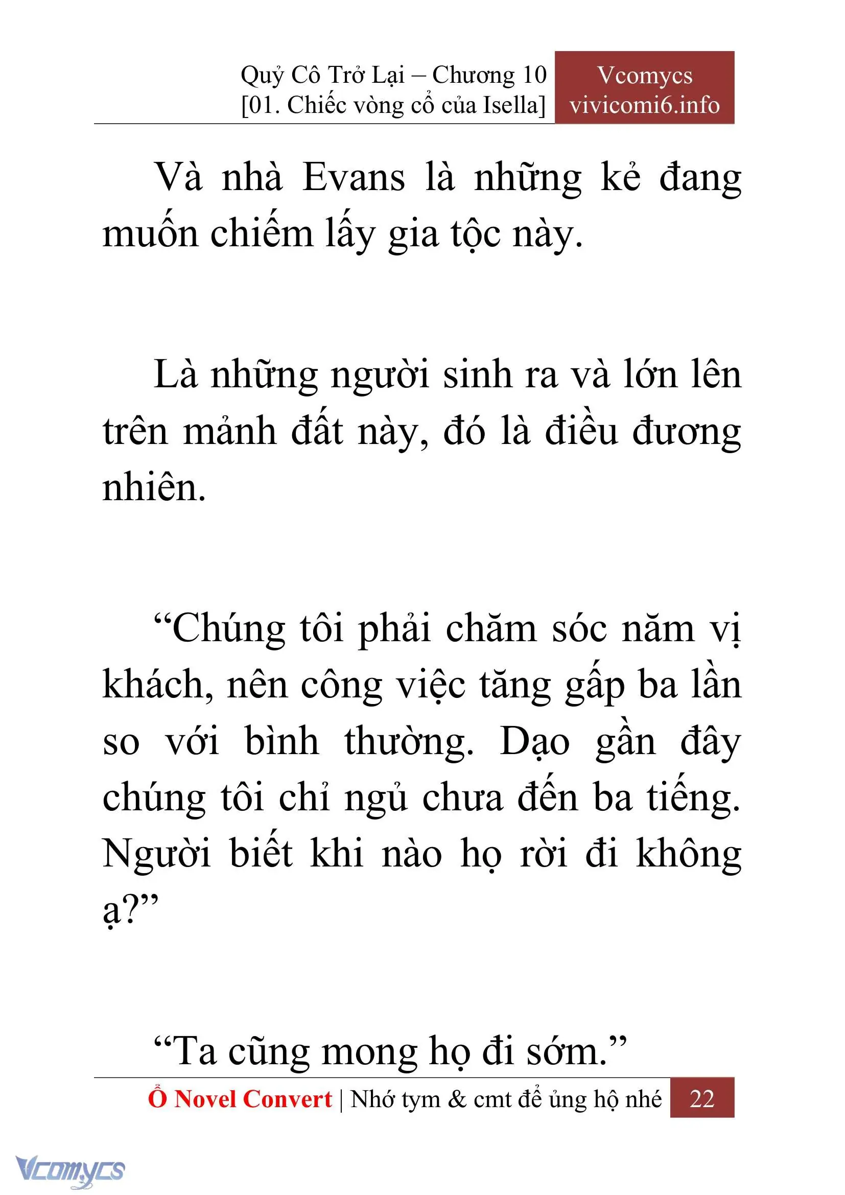 [Novel] Quý Cô Trở Lại Chapter 10 - Trang 25