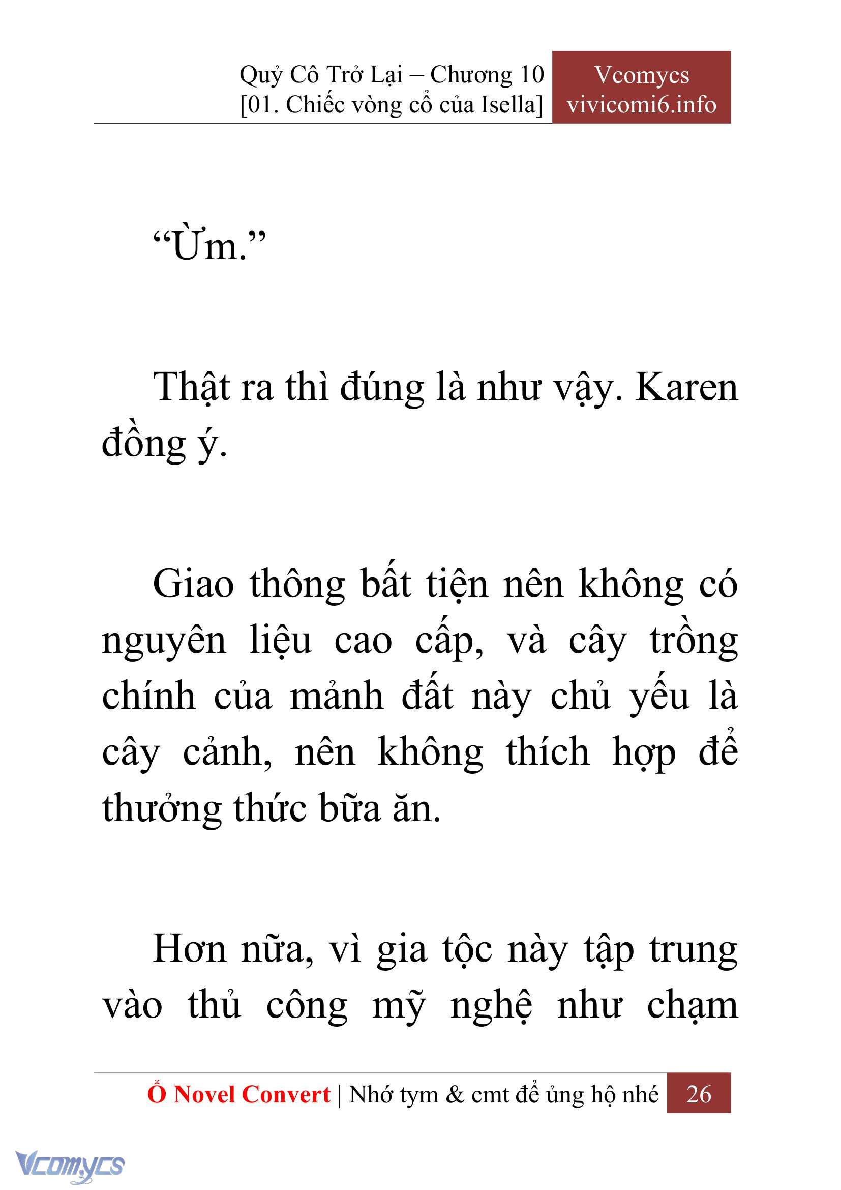 [Novel] Quý Cô Trở Lại Chapter 10 - Trang 29