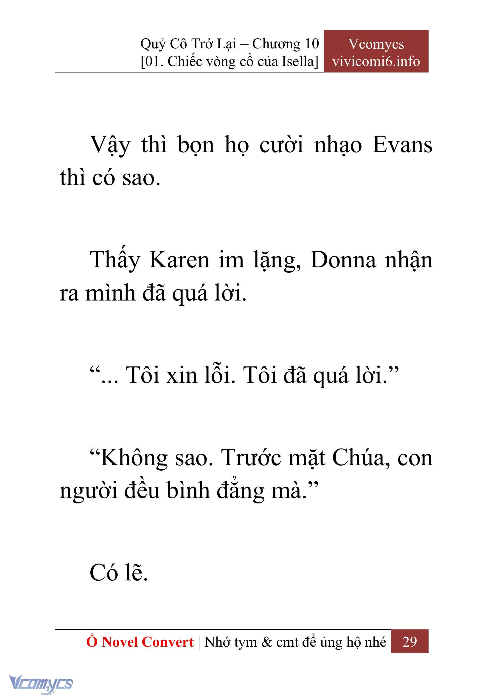 [Novel] Quý Cô Trở Lại Chapter 10 - Trang 32
