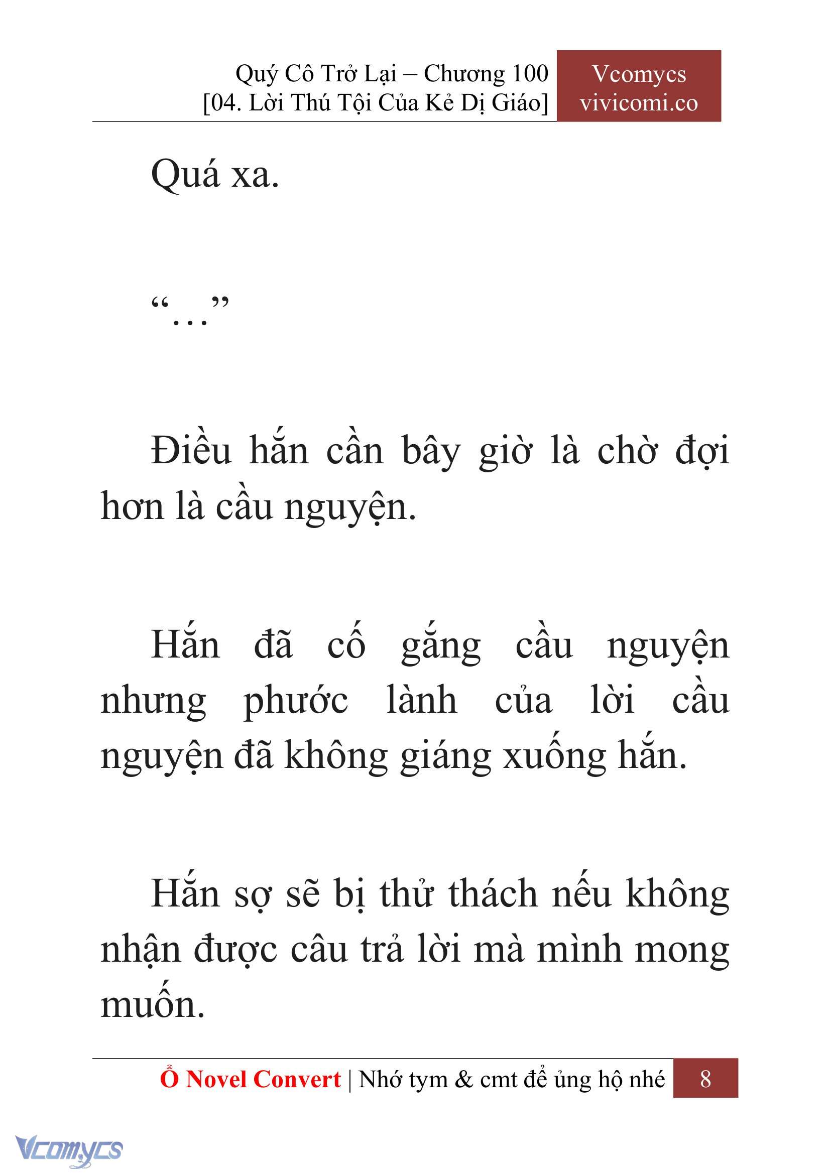 [Novel] Quý Cô Trở Lại Chapter 100 - Trang 11