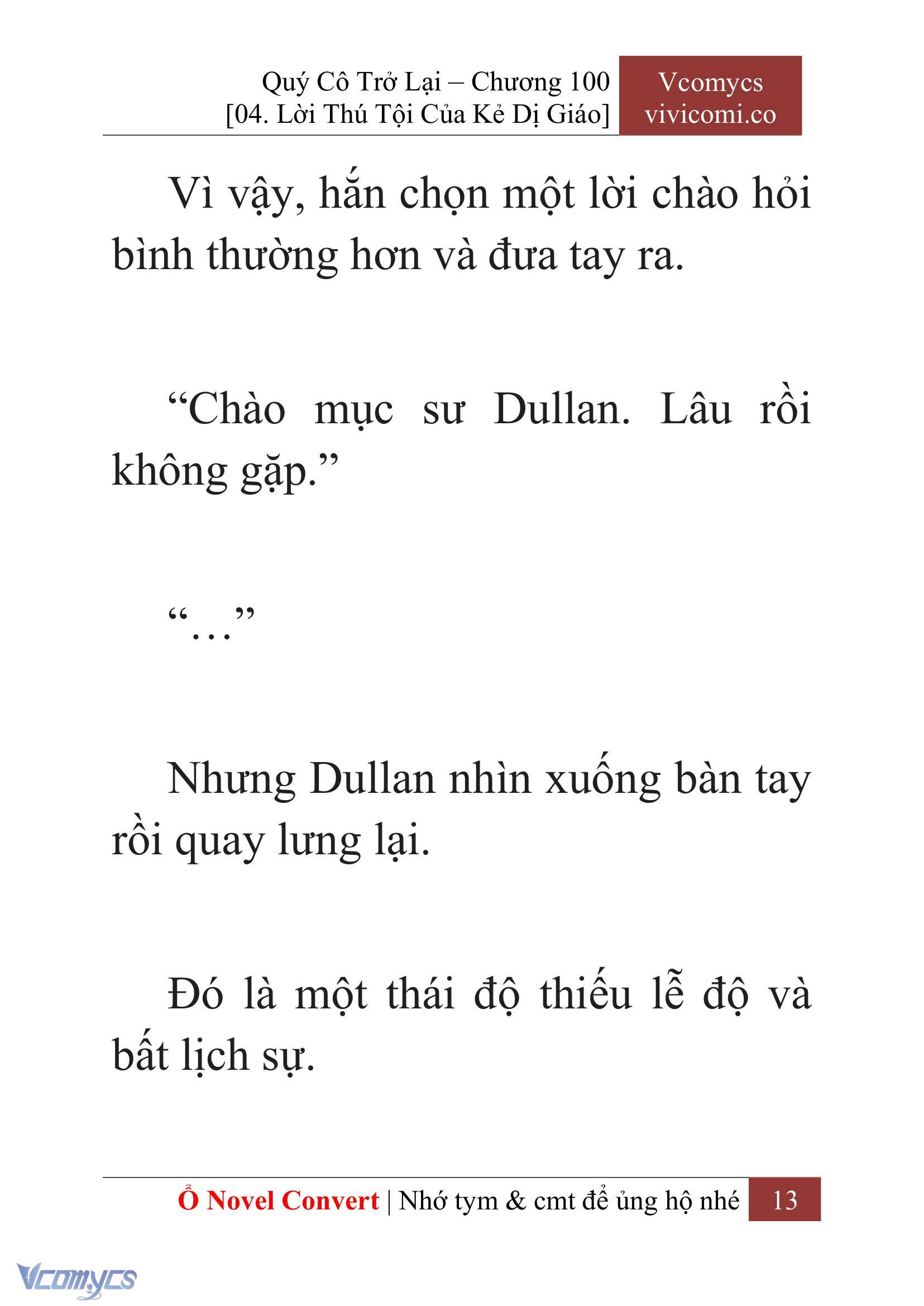 [Novel] Quý Cô Trở Lại Chapter 100 - Trang 16