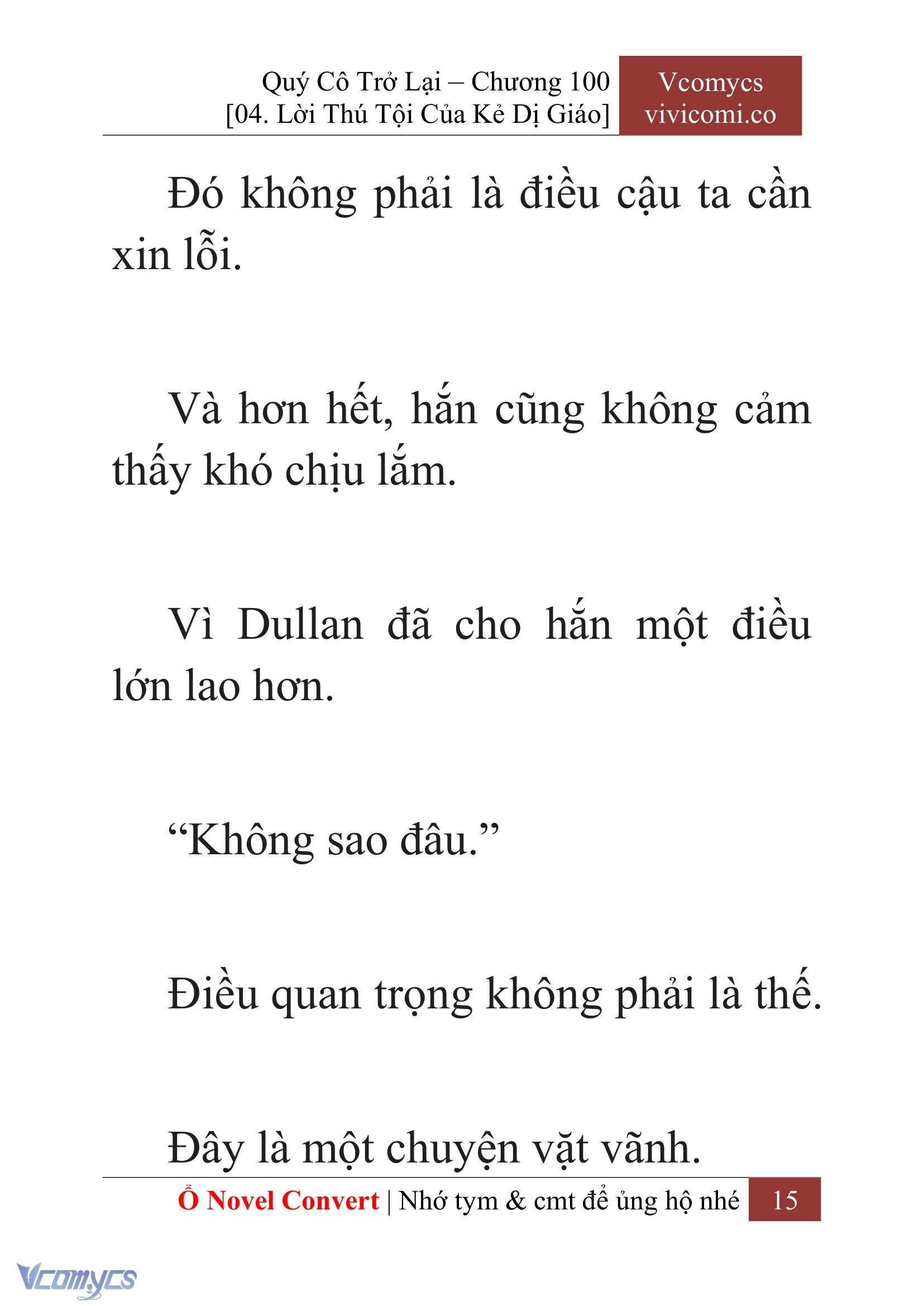 [Novel] Quý Cô Trở Lại Chapter 100 - Trang 18