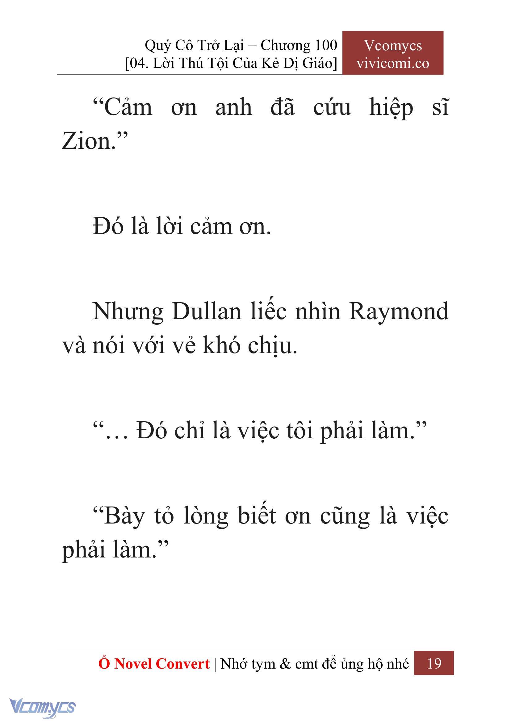 [Novel] Quý Cô Trở Lại Chapter 100 - Trang 22