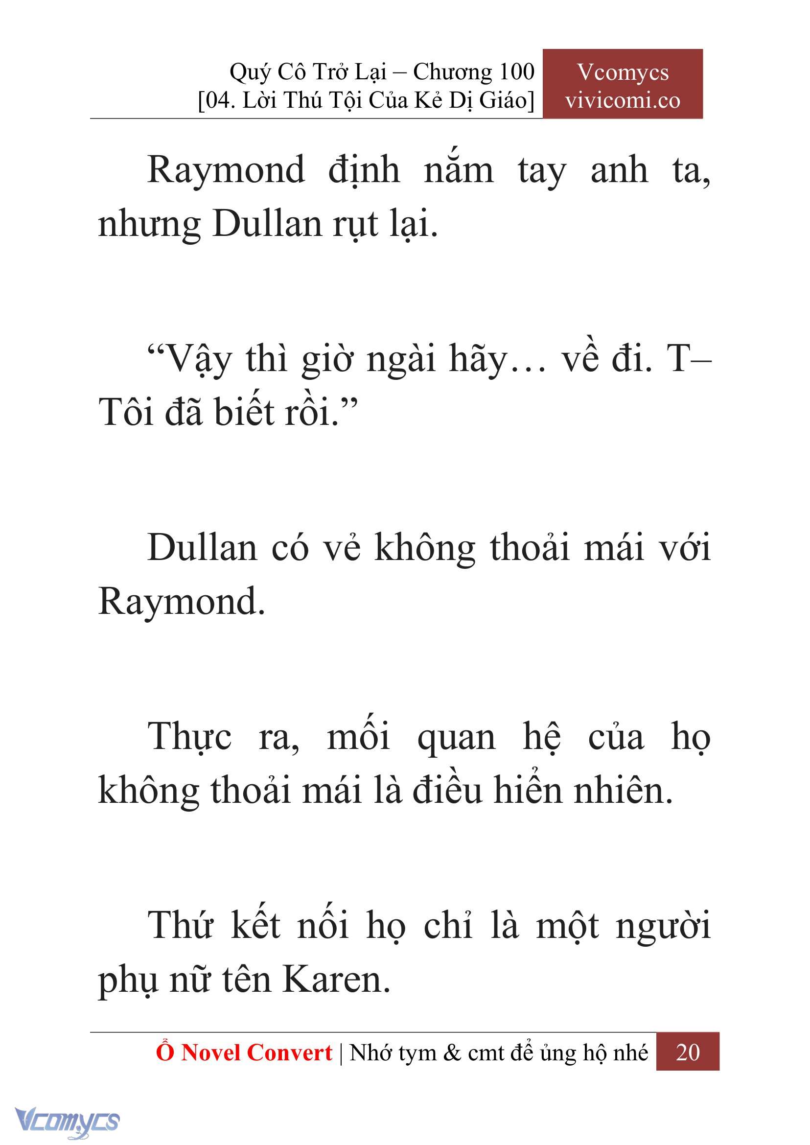[Novel] Quý Cô Trở Lại Chapter 100 - Trang 23