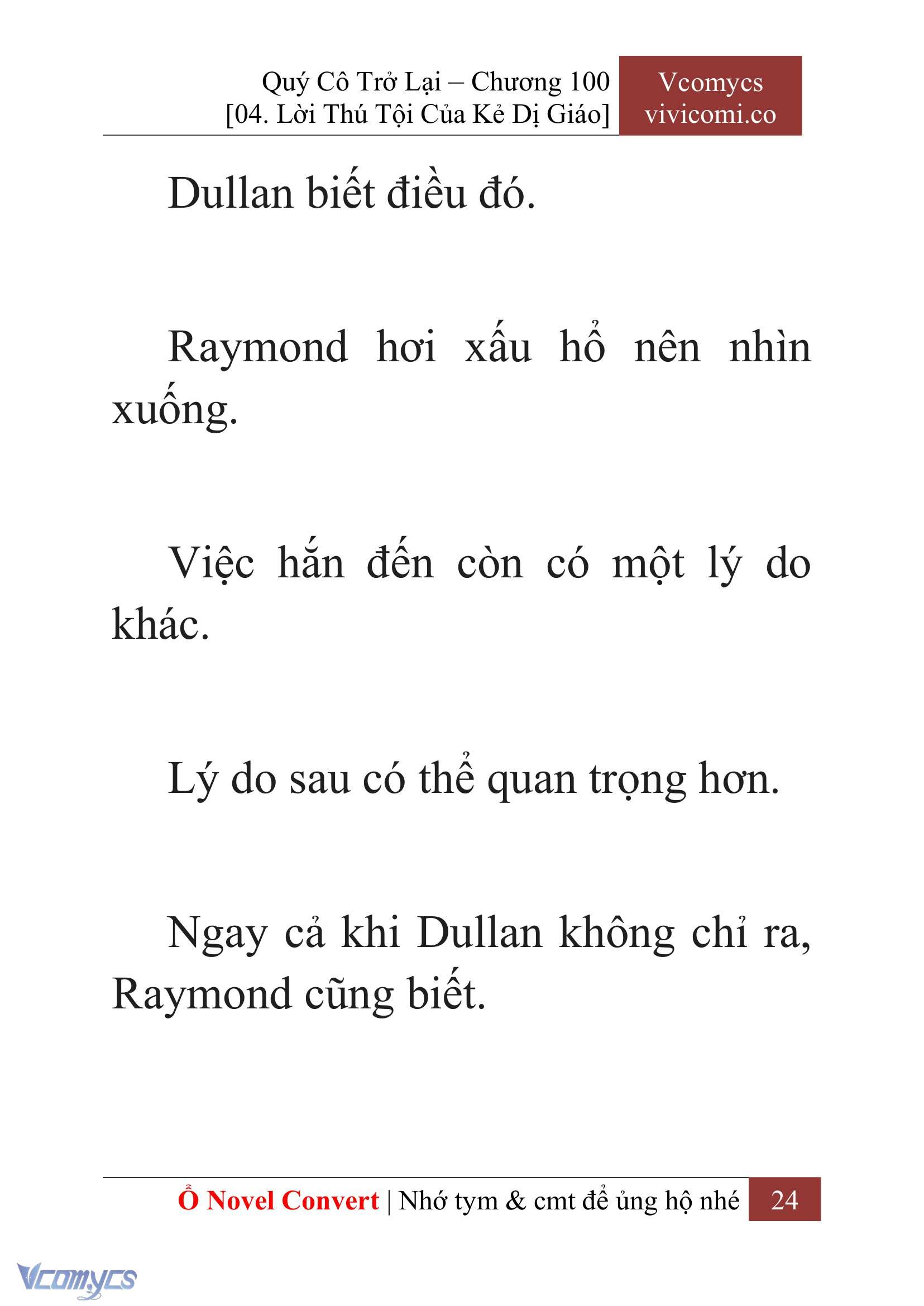 [Novel] Quý Cô Trở Lại Chapter 100 - Trang 27