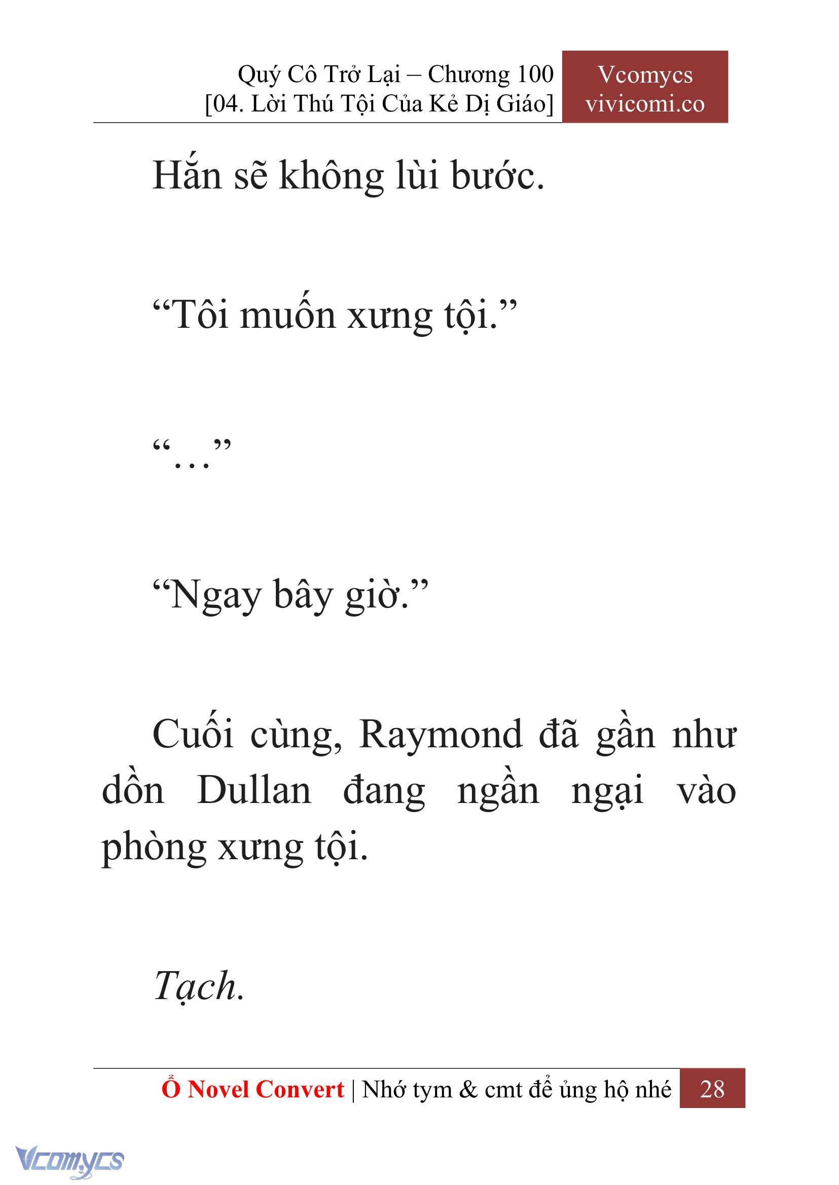 [Novel] Quý Cô Trở Lại Chapter 100 - Trang 31