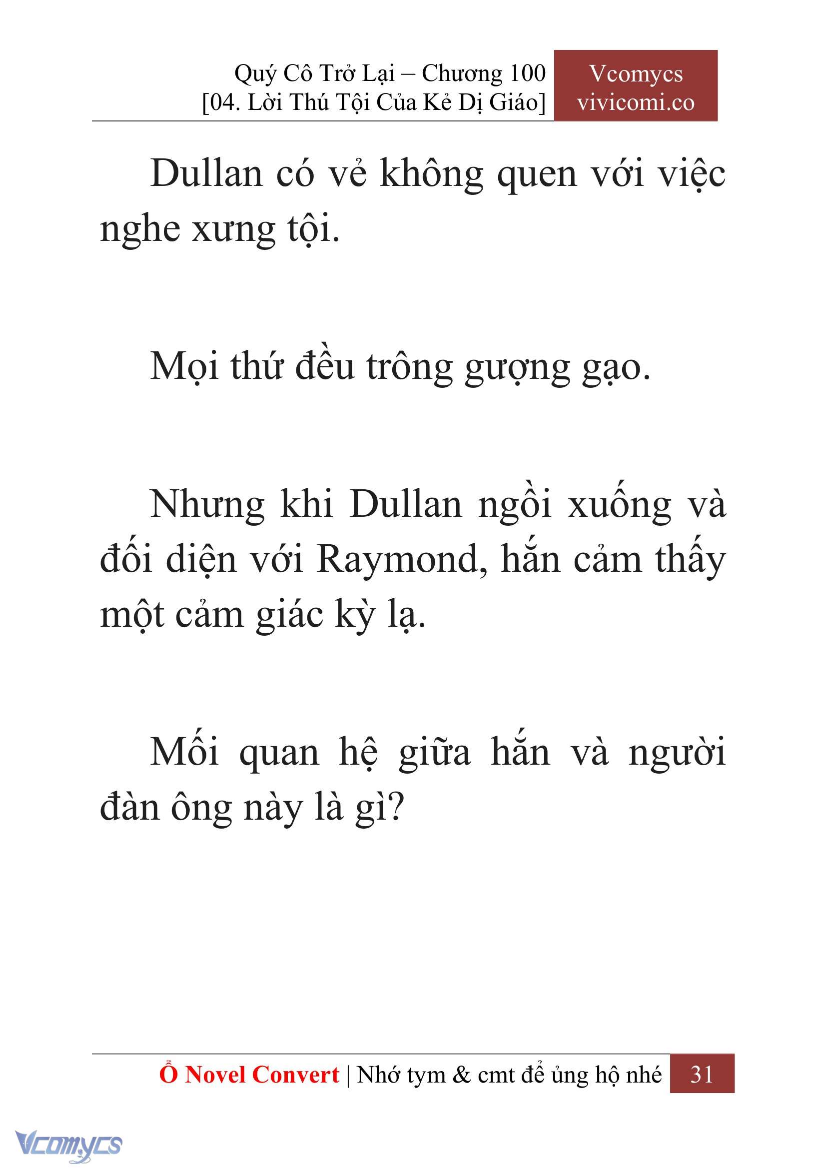 [Novel] Quý Cô Trở Lại Chapter 100 - Trang 34