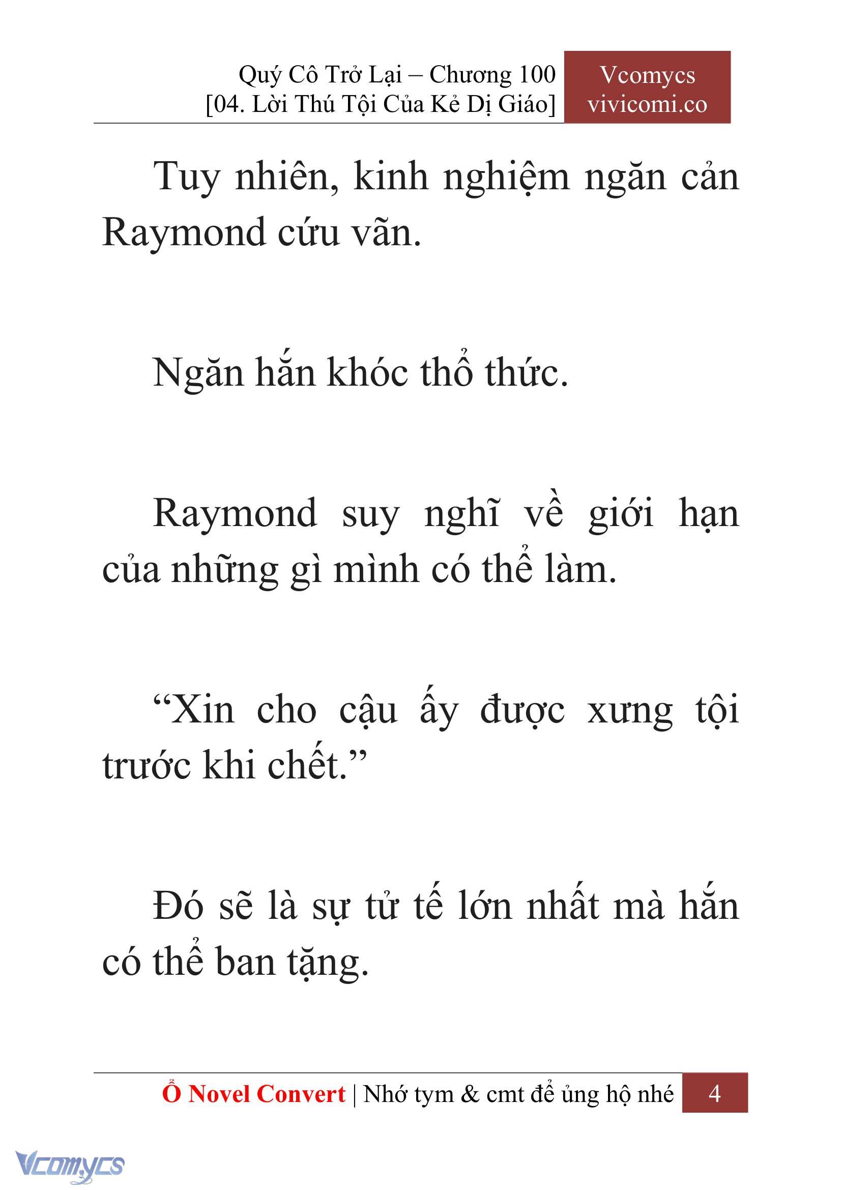 [Novel] Quý Cô Trở Lại Chapter 100 - Trang 7