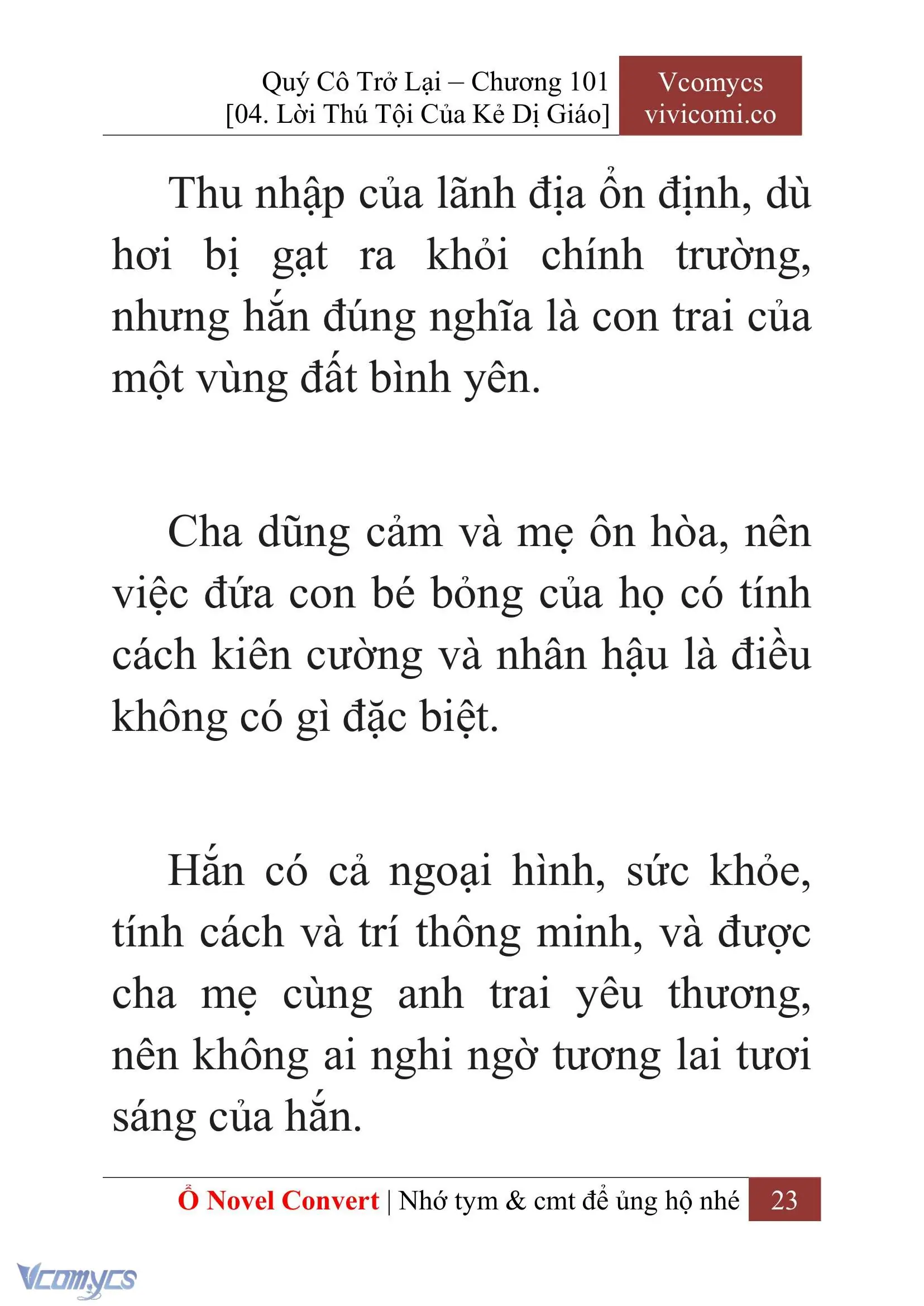 [Novel] Quý Cô Trở Lại Chapter 101 - Trang 26