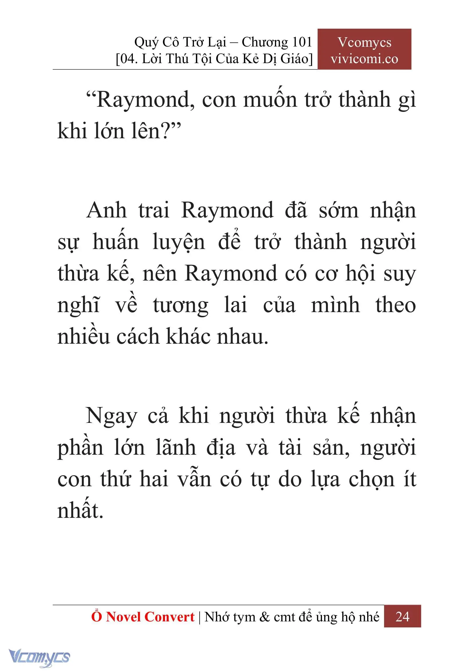 [Novel] Quý Cô Trở Lại Chapter 101 - Trang 27