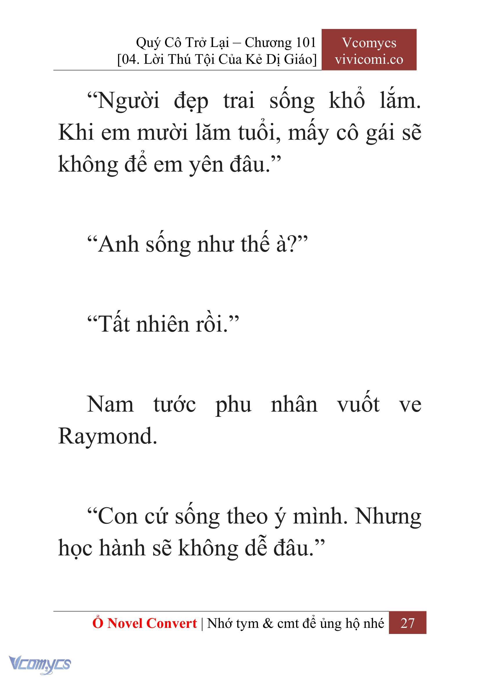 [Novel] Quý Cô Trở Lại Chapter 101 - Trang 30