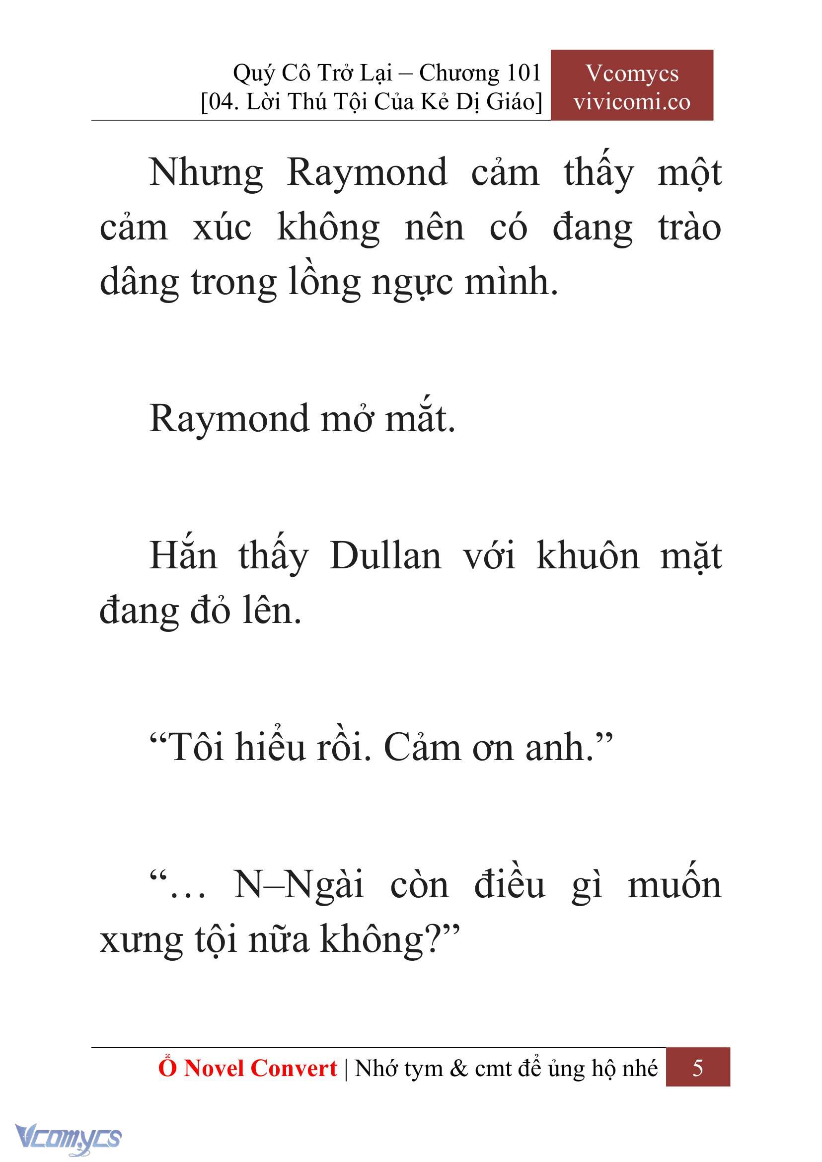 [Novel] Quý Cô Trở Lại Chapter 101 - Trang 8