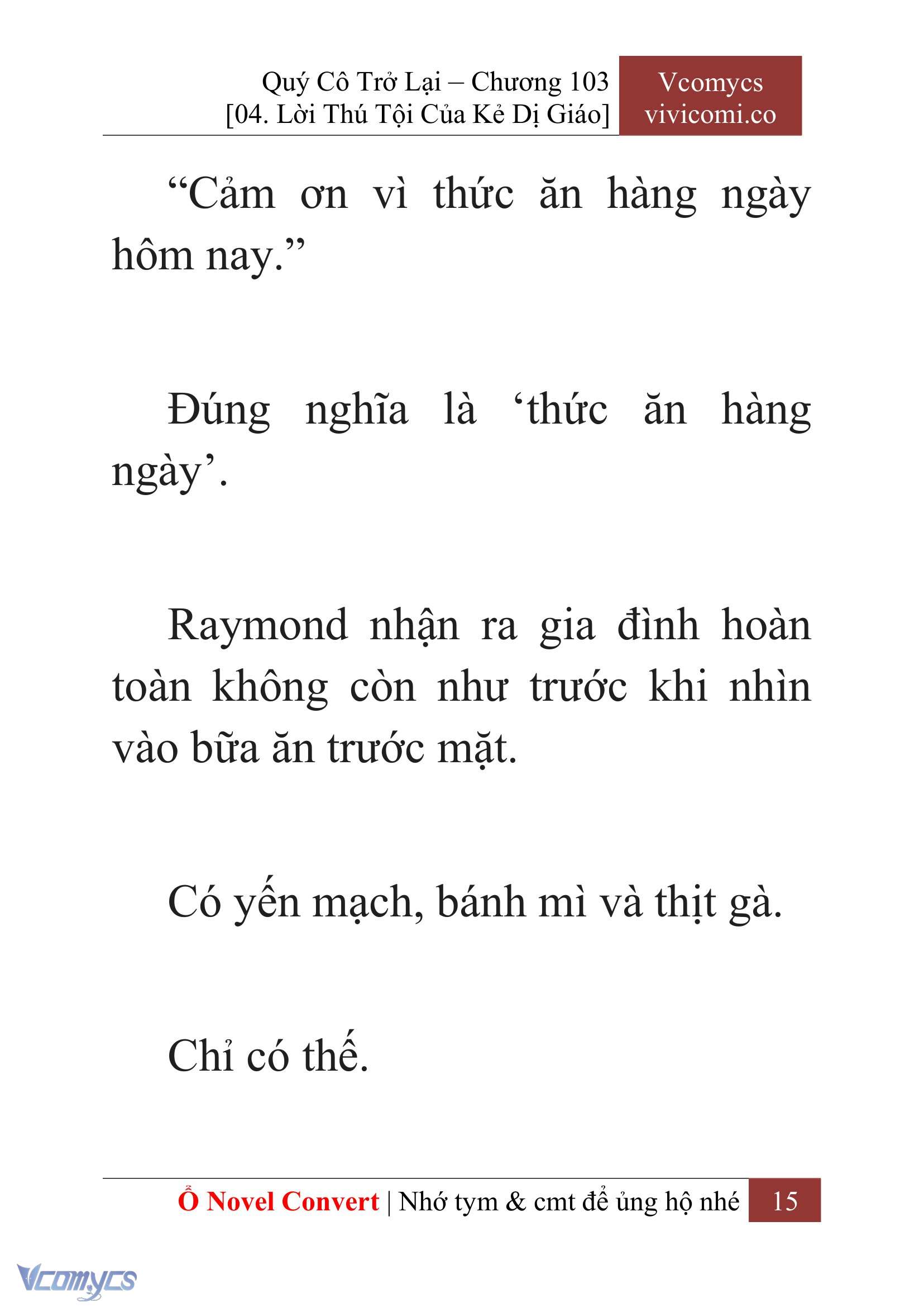 [Novel] Quý Cô Trở Lại Chapter 103 - Trang 18