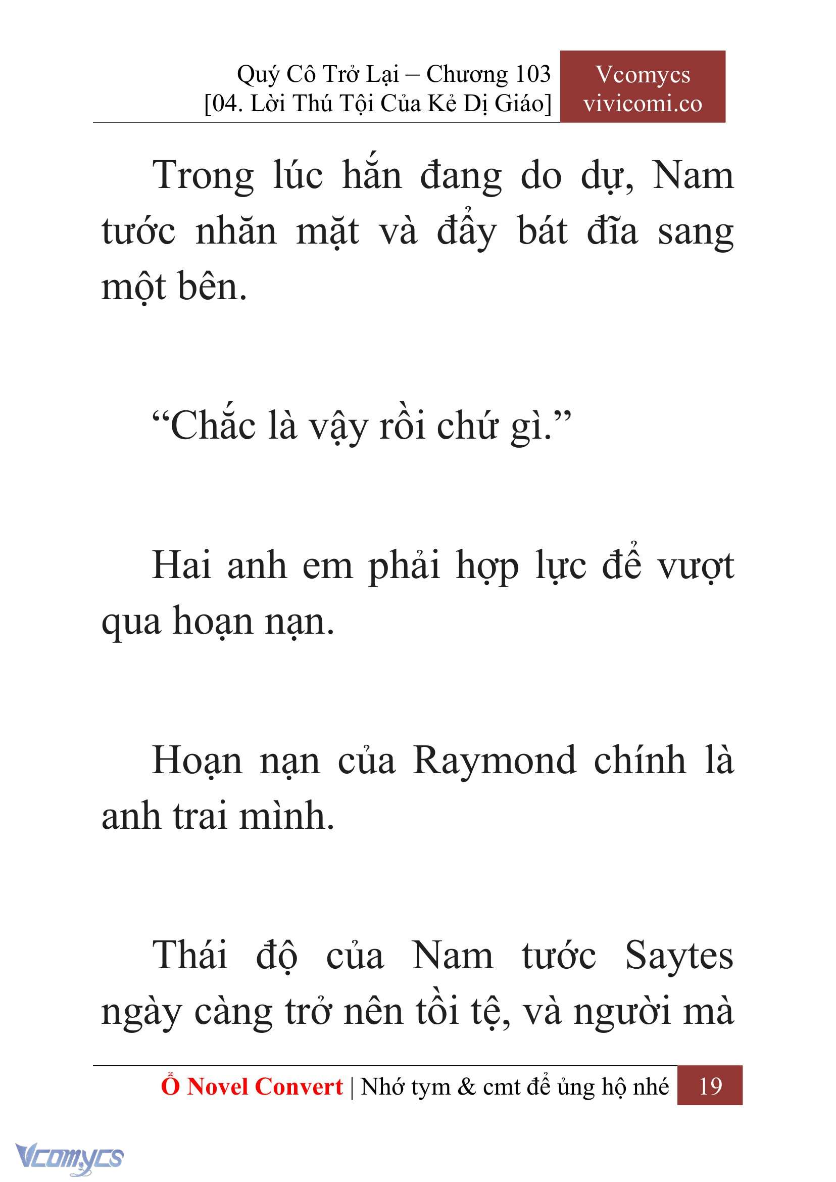 [Novel] Quý Cô Trở Lại Chapter 103 - Trang 22
