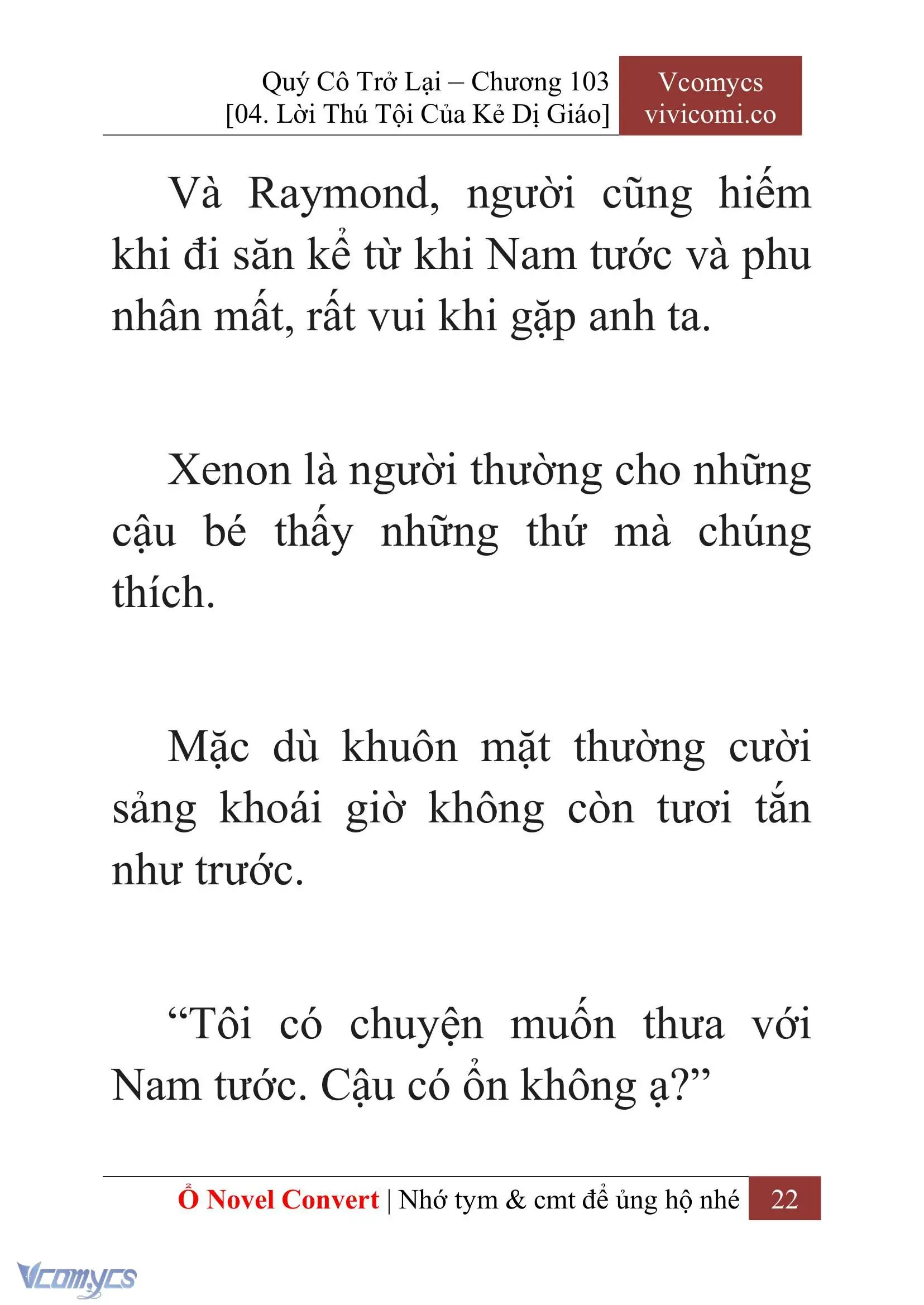 [Novel] Quý Cô Trở Lại Chapter 103 - Trang 25