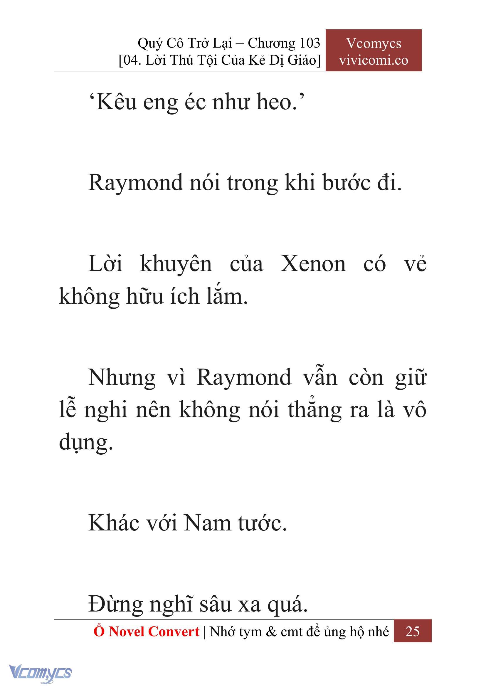 [Novel] Quý Cô Trở Lại Chapter 103 - Trang 28