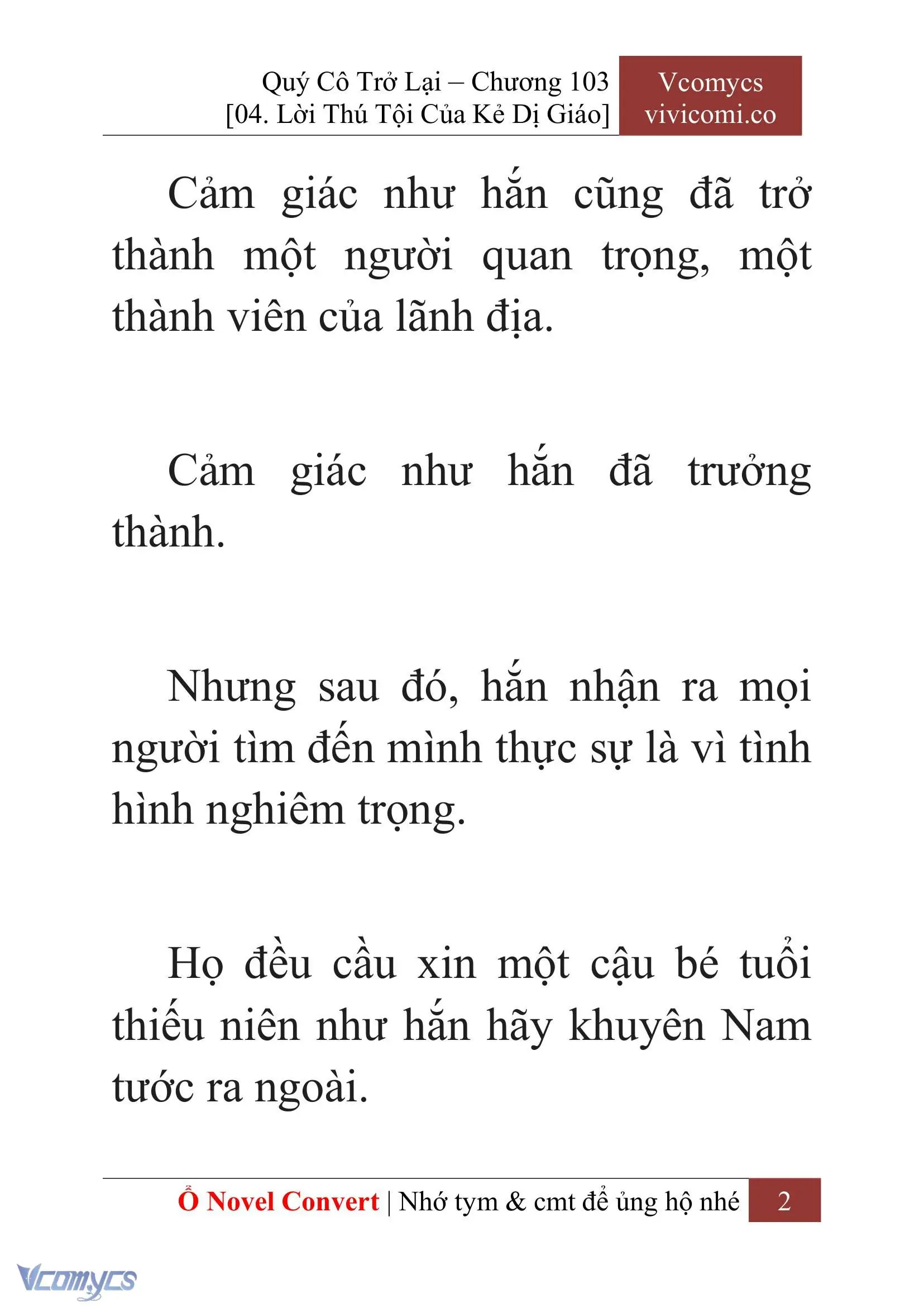[Novel] Quý Cô Trở Lại Chapter 103 - Trang 5