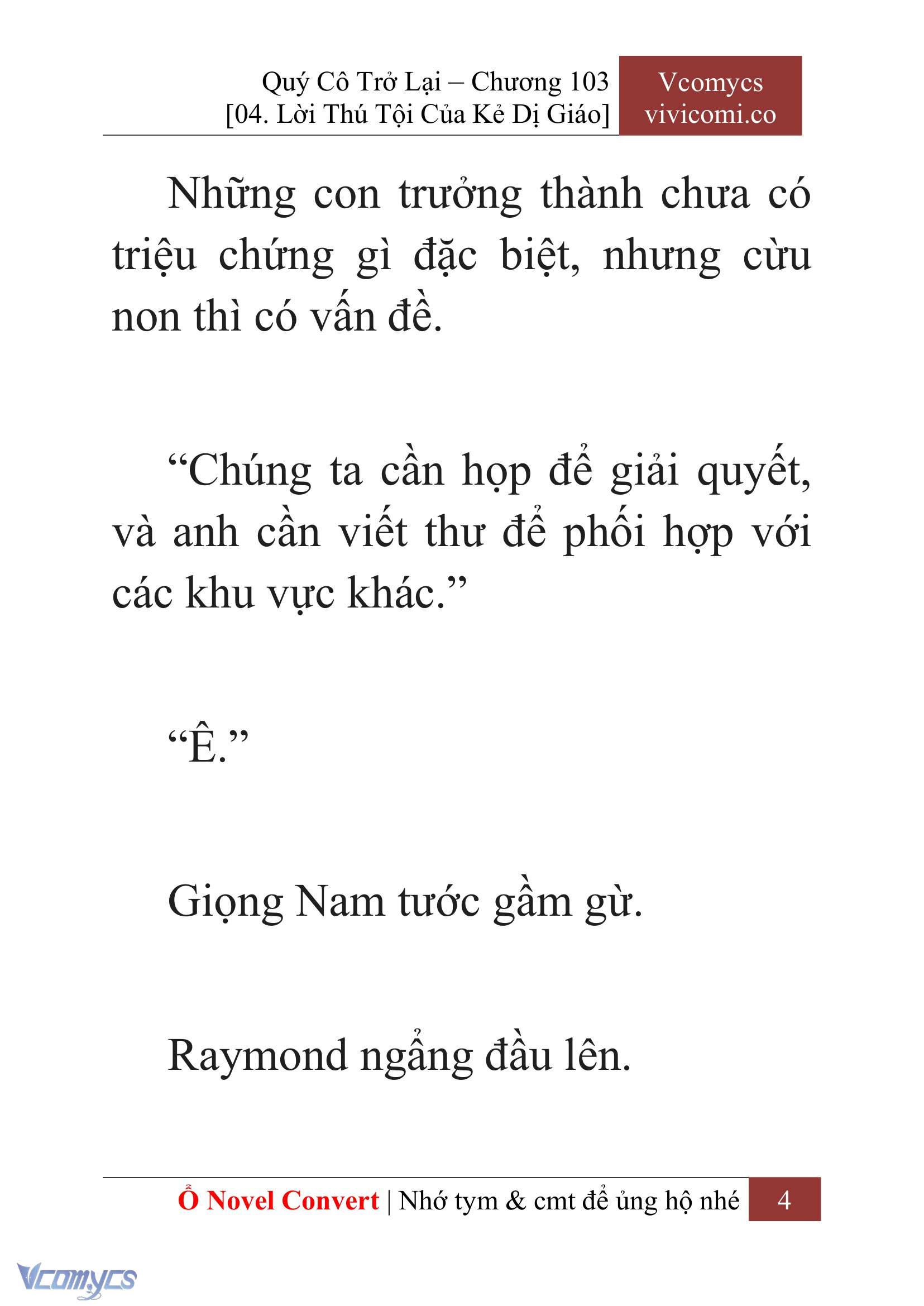 [Novel] Quý Cô Trở Lại Chapter 103 - Trang 7