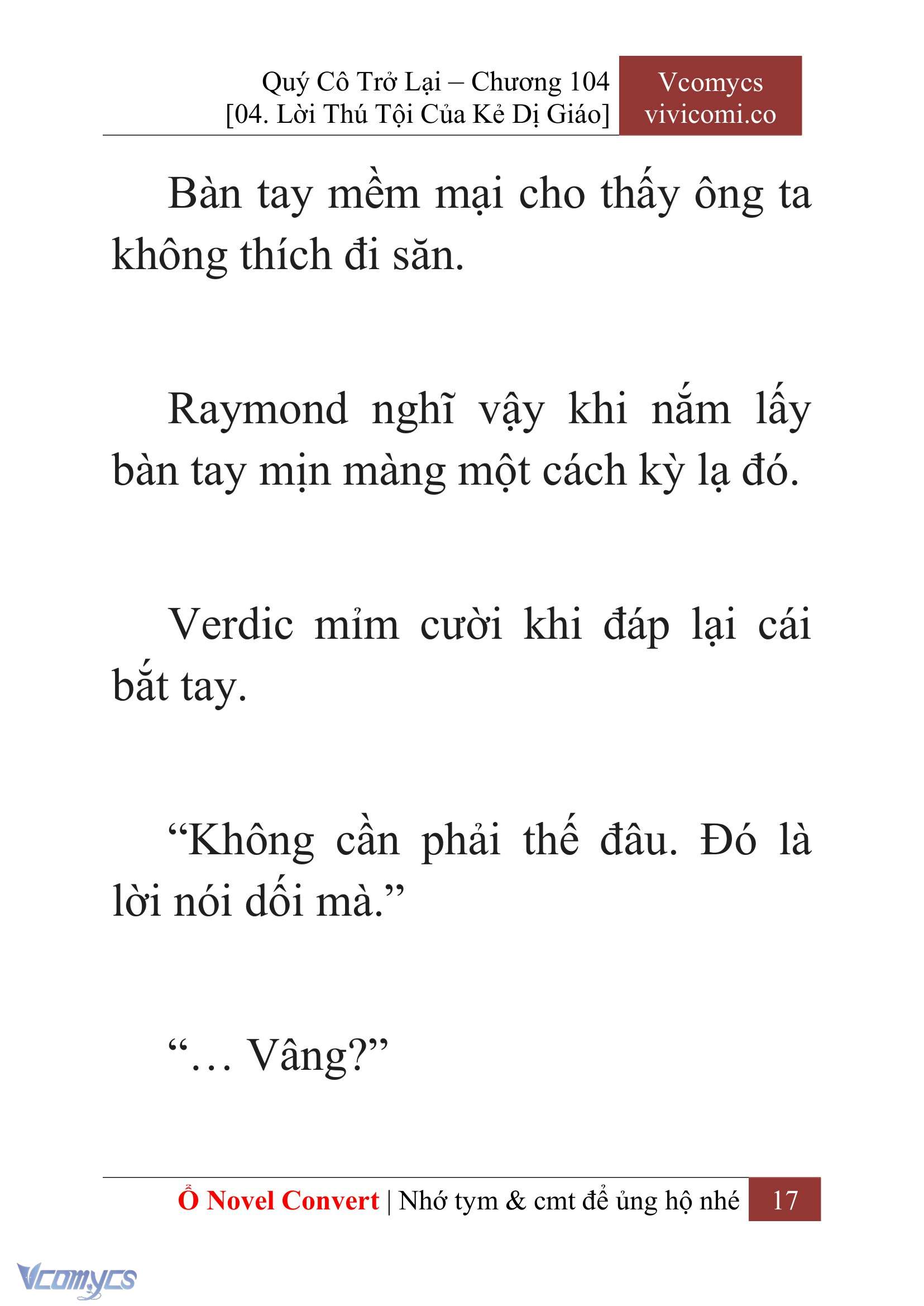 [Novel] Quý Cô Trở Lại Chapter 104 - Trang 20