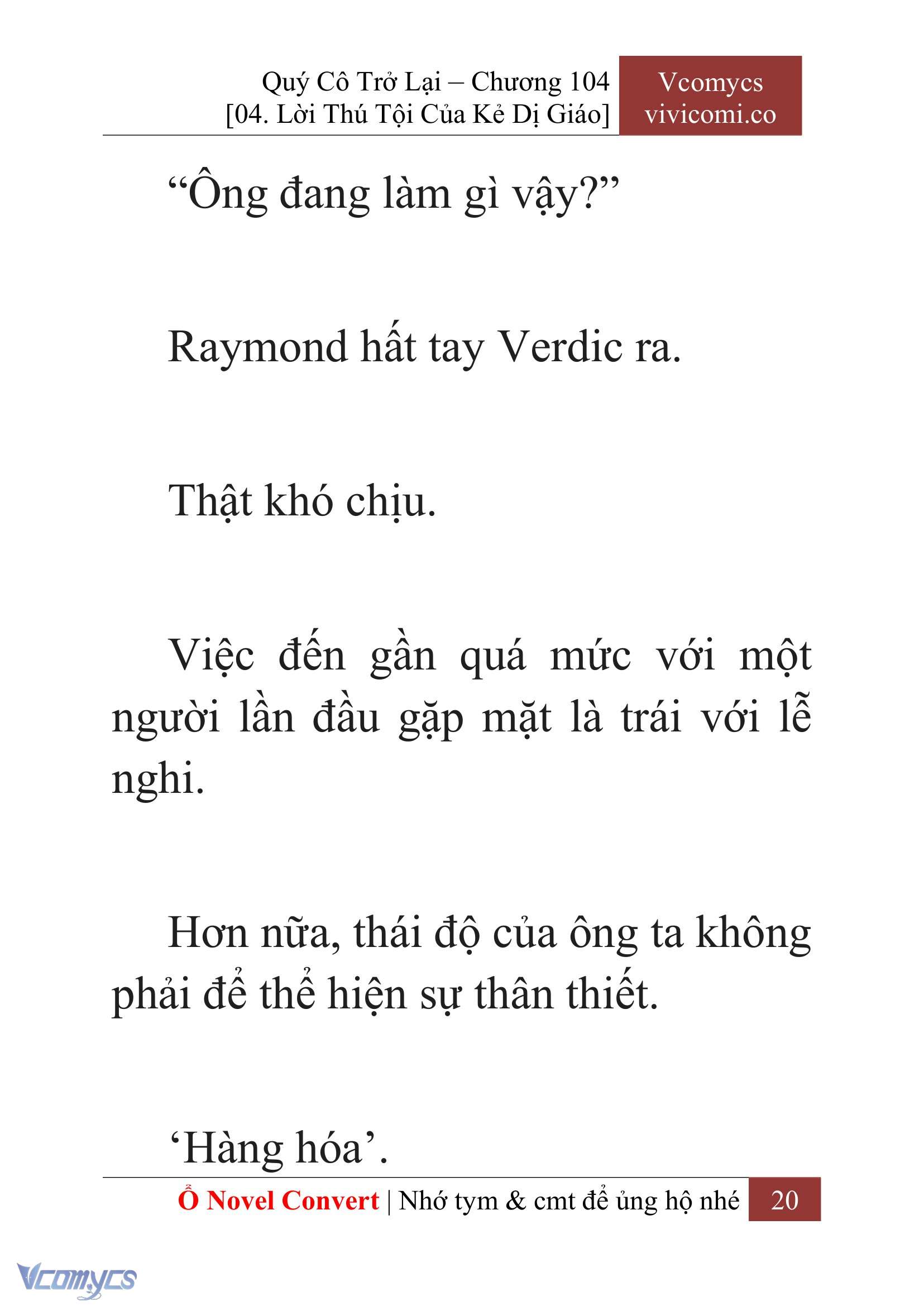 [Novel] Quý Cô Trở Lại Chapter 104 - Trang 23