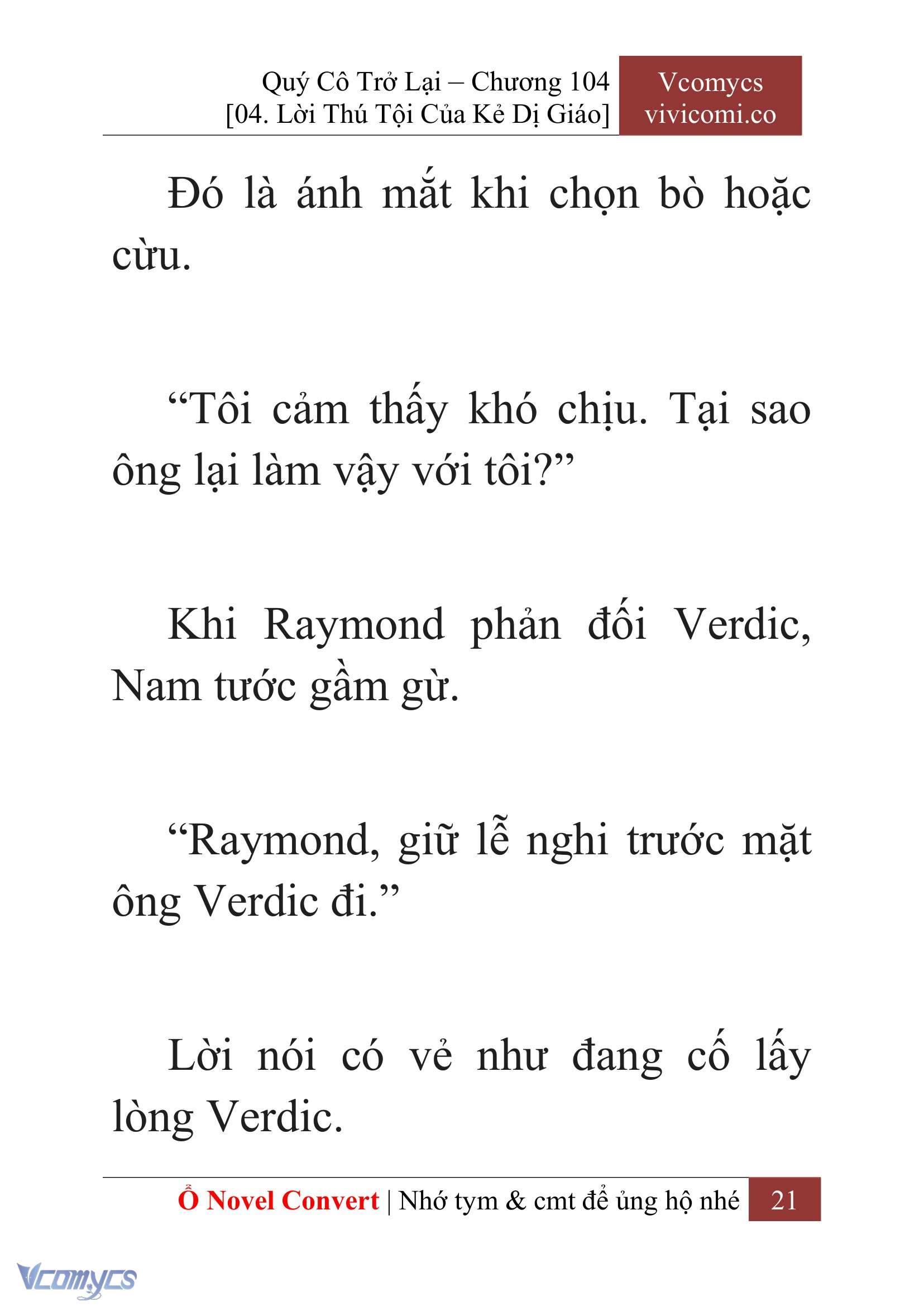 [Novel] Quý Cô Trở Lại Chapter 104 - Trang 24