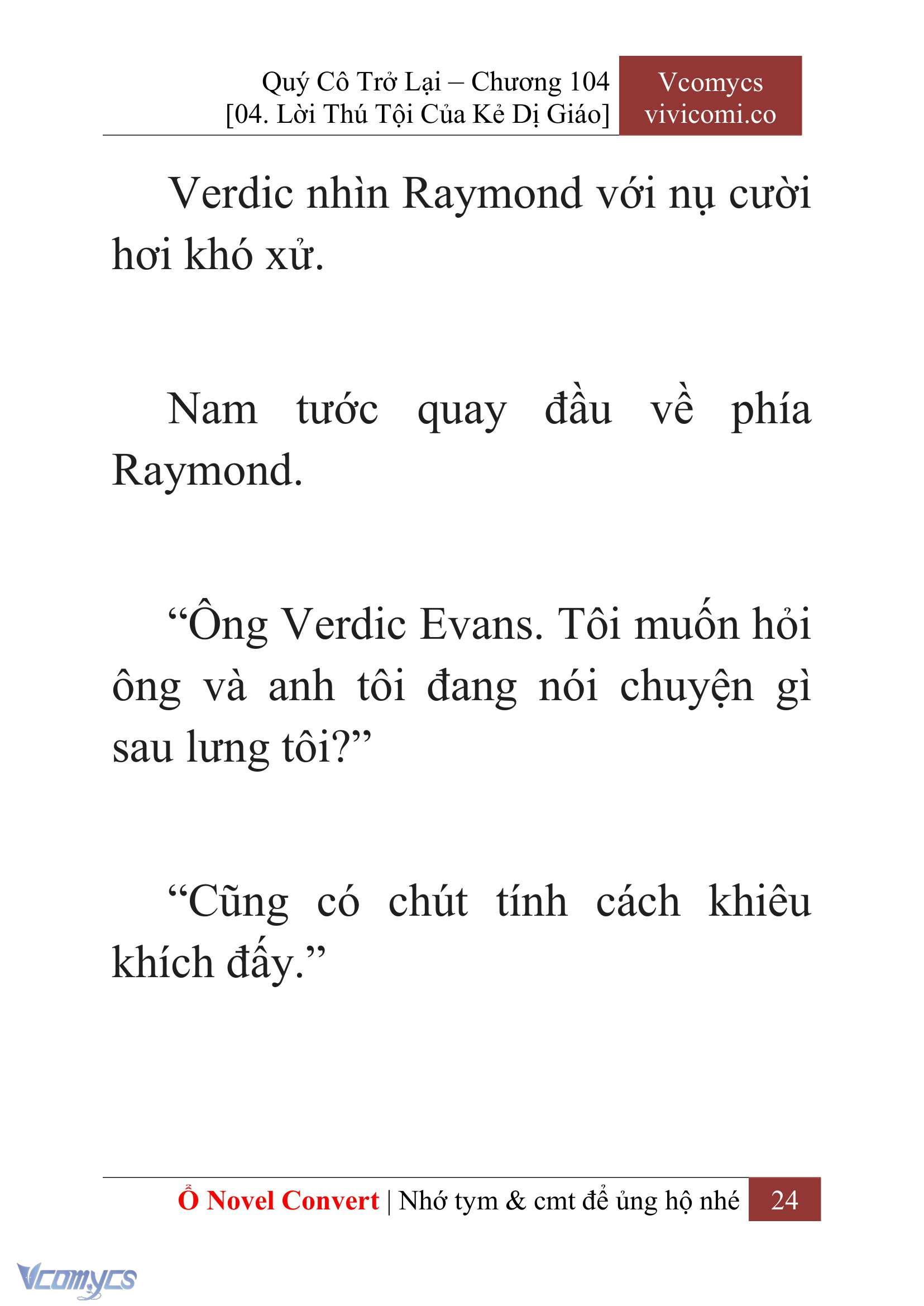 [Novel] Quý Cô Trở Lại Chapter 104 - Trang 27