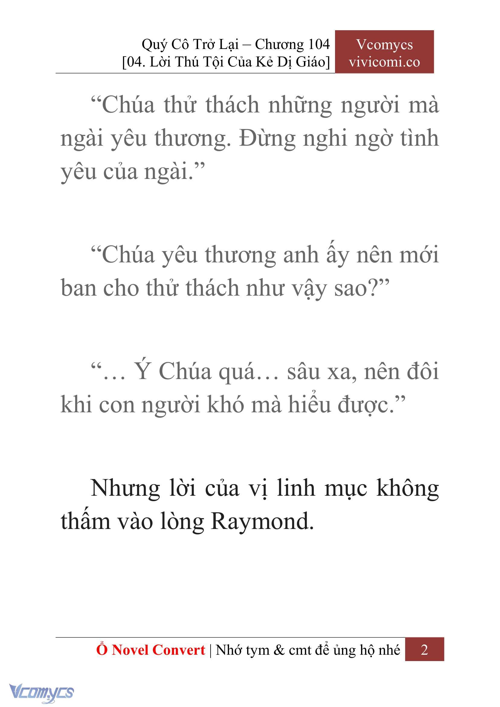 [Novel] Quý Cô Trở Lại Chapter 104 - Trang 5