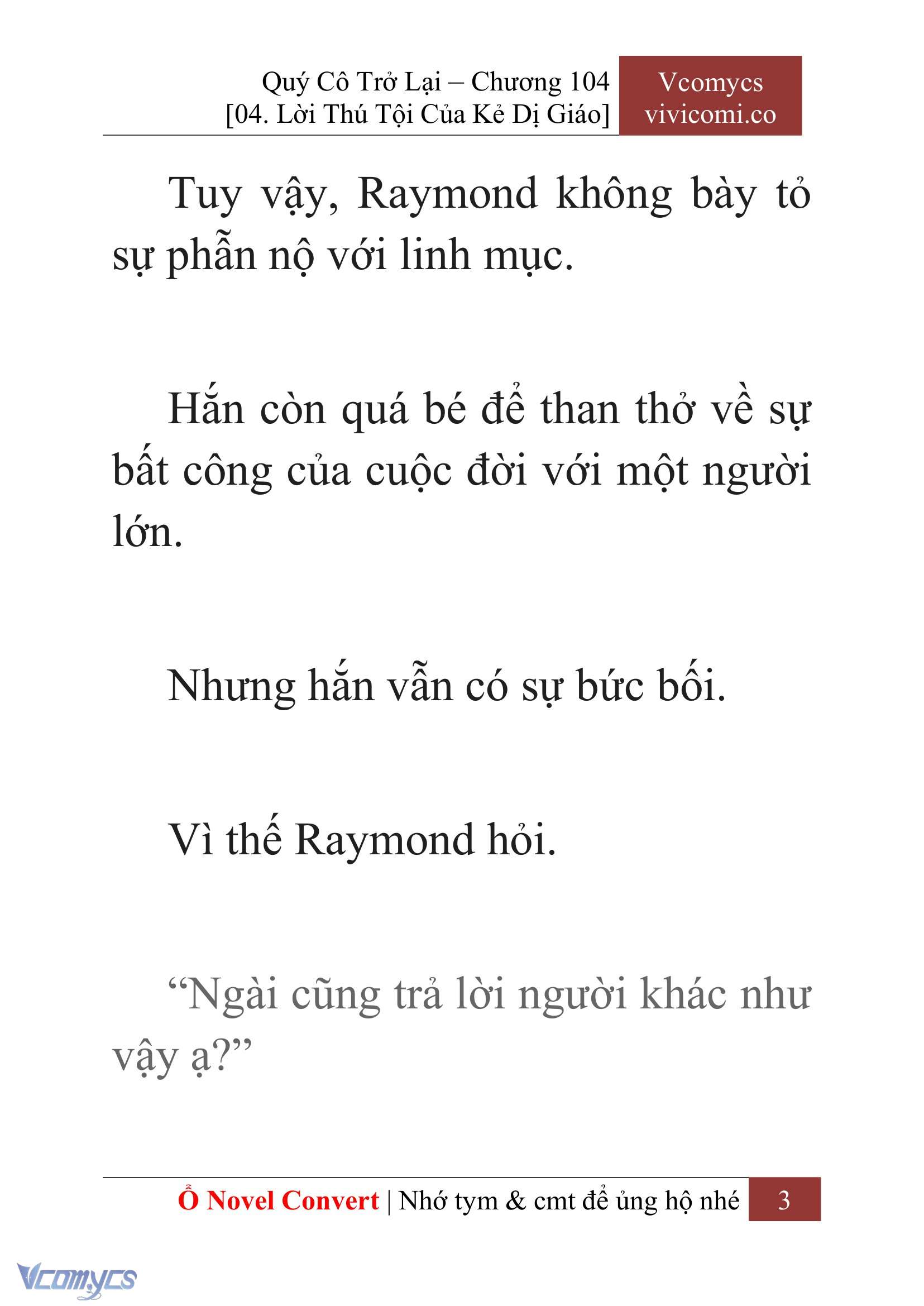[Novel] Quý Cô Trở Lại Chapter 104 - Trang 6