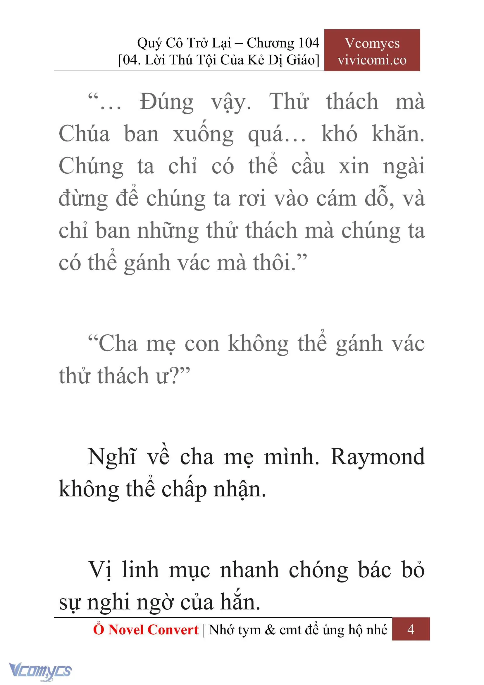 [Novel] Quý Cô Trở Lại Chapter 104 - Trang 7