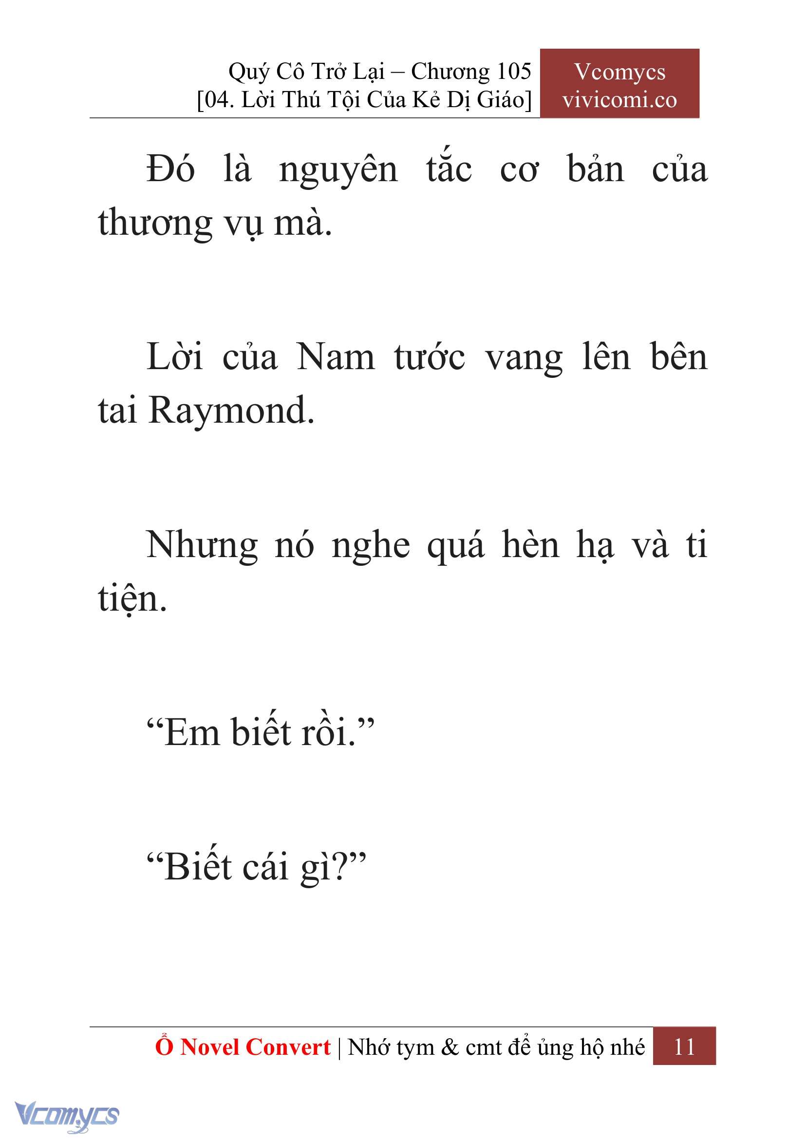 [Novel] Quý Cô Trở Lại Chapter 105 - Trang 14