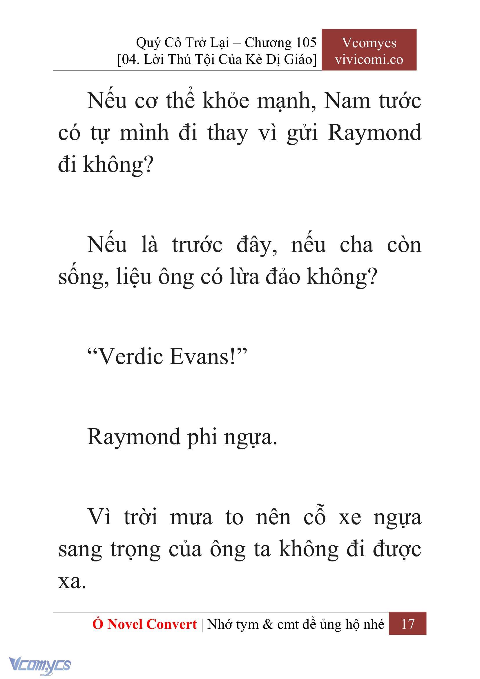 [Novel] Quý Cô Trở Lại Chapter 105 - Trang 20